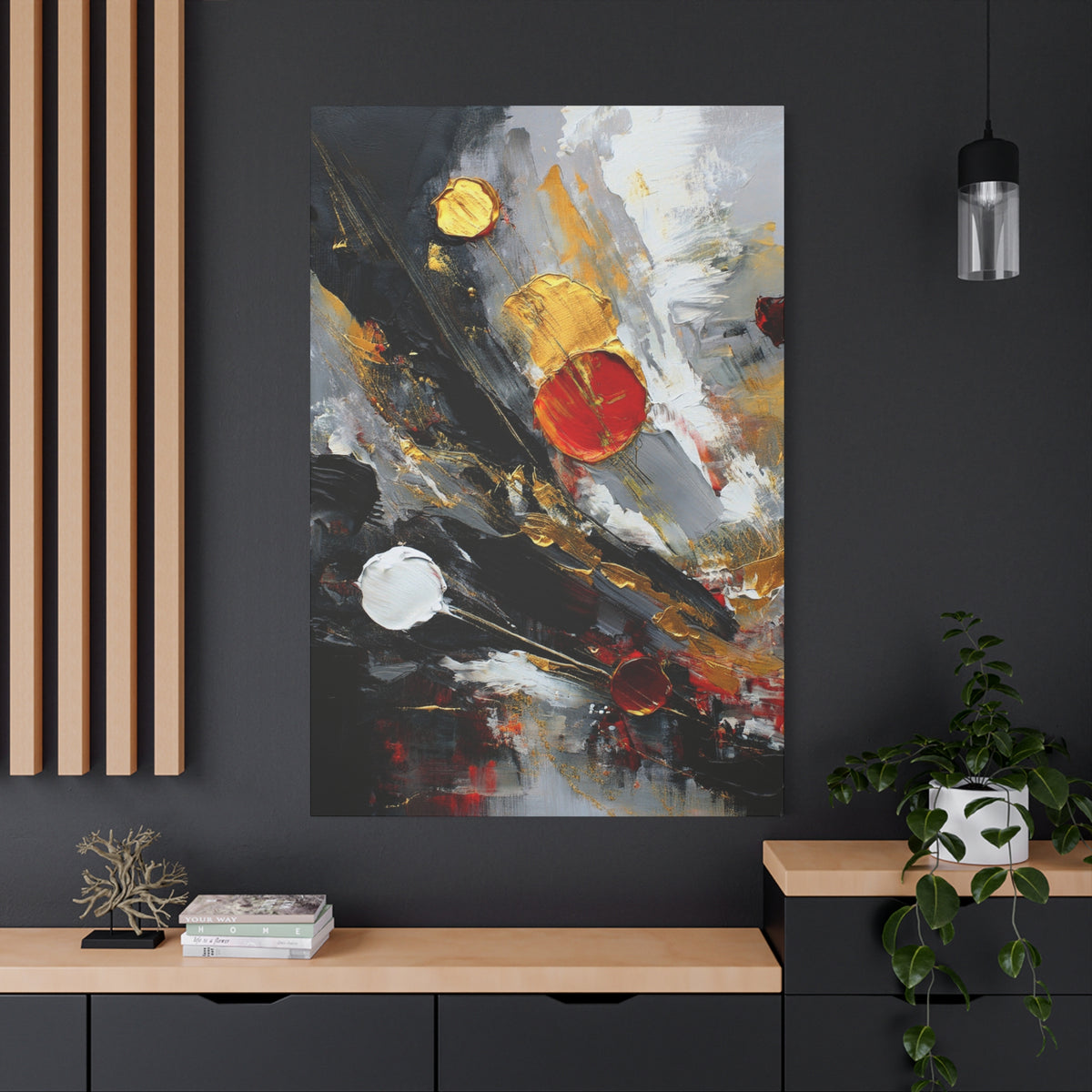 Abstract Oil Painting Print Canvas 20x24,20x30,24x30 24x32,24x36,30x40 32x48,36x48,40x60 Pine-Wood Inner Frame ABS-67