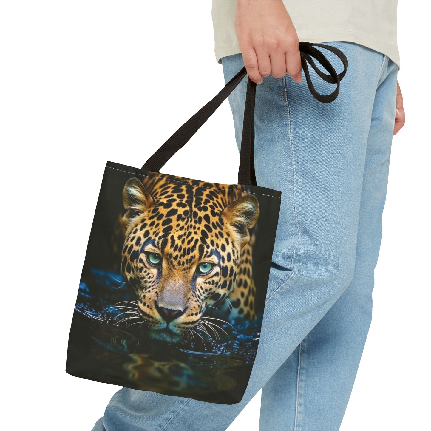 Bolsa de lona con estampados de animales