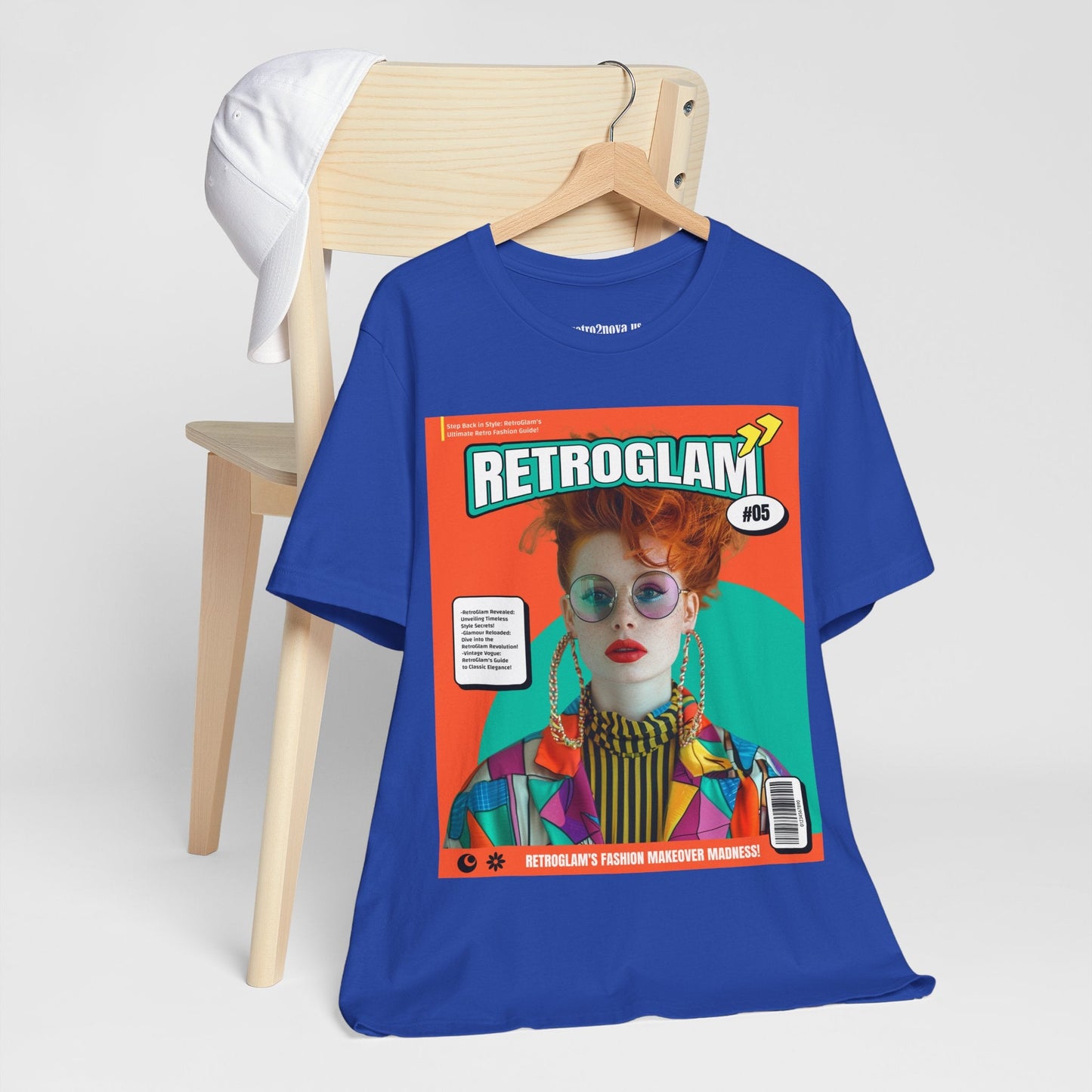 Magazine Cover Shirt Unisex Short Sleeve Tee Lightweight Breathable Fabric