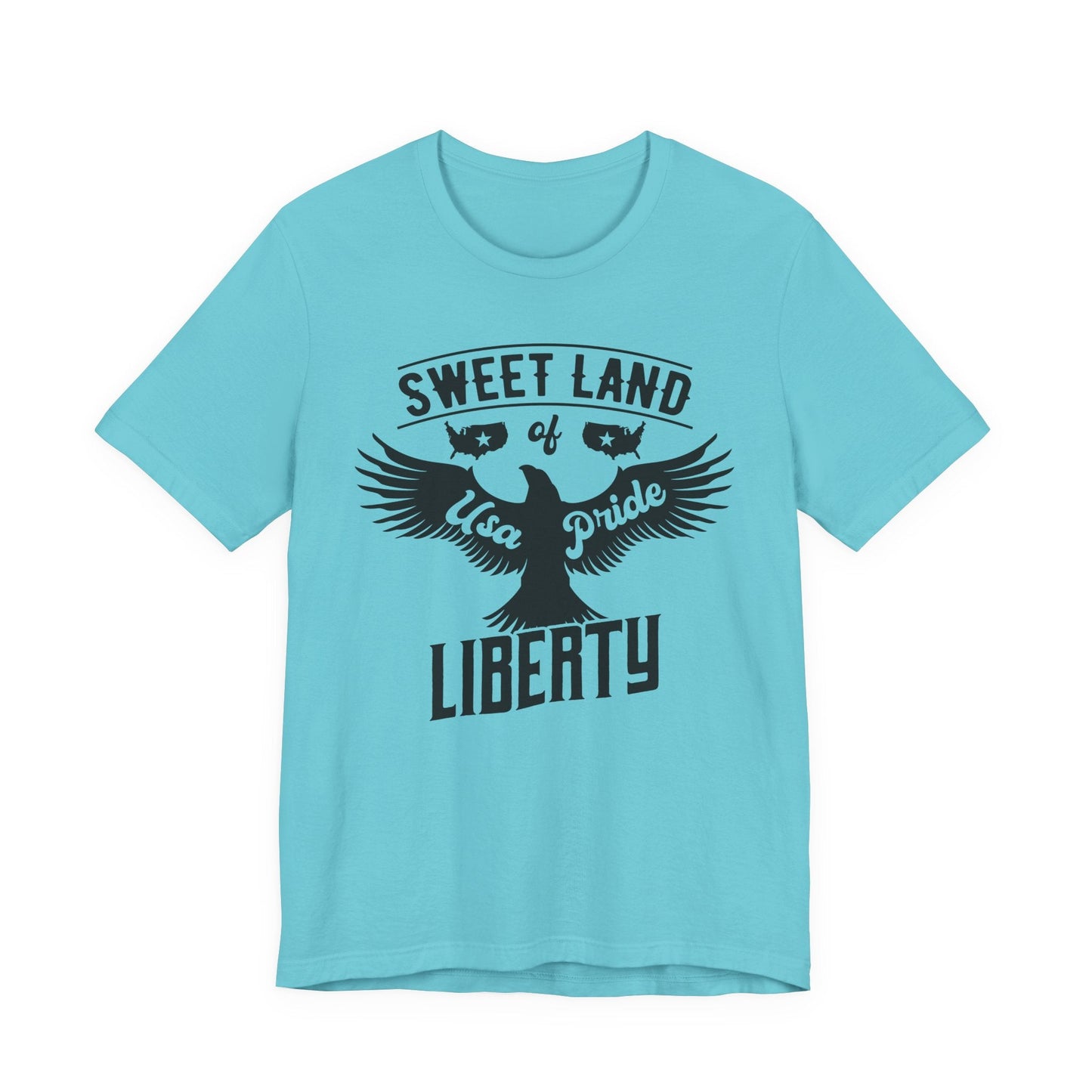 Liberty Eagle Graphic Unisex Cotton T-Shirt a4