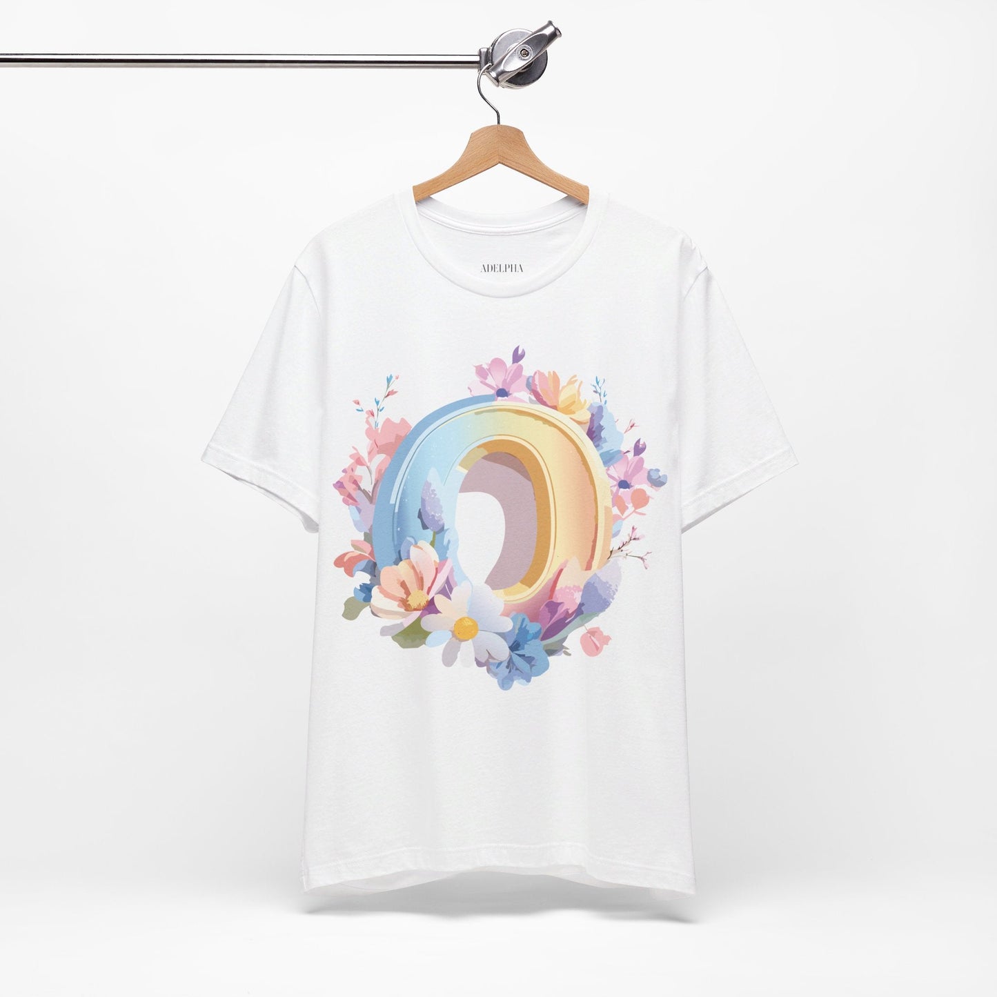 Adelpha Letter O Shirt Unisex Graphic Tee Vintage Inspired Art Design Jersey Short Sleeve