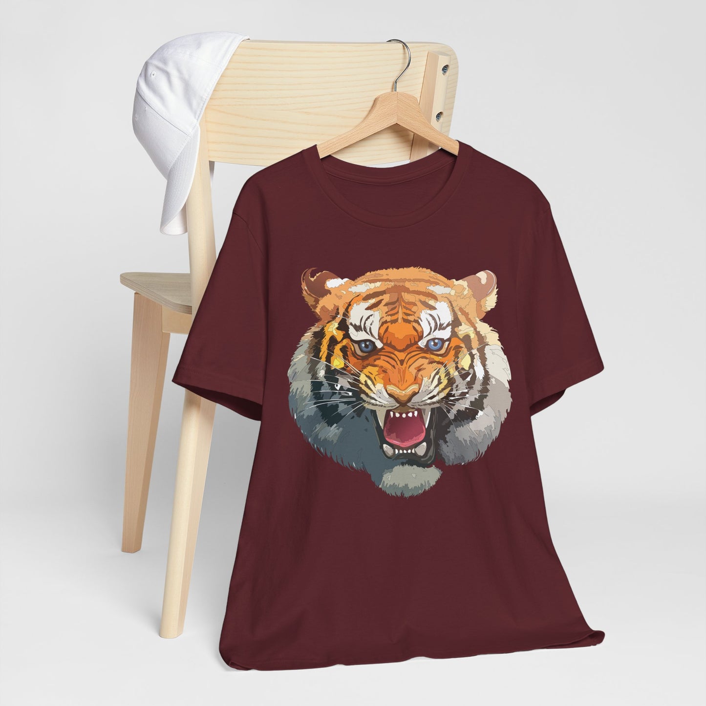 Tiger Shirt, Animal Shirt, T-Shirt with Tiger, Art Design Tee, Animal Tees, Safari T-Shirt, Graphic Design Tee 14
