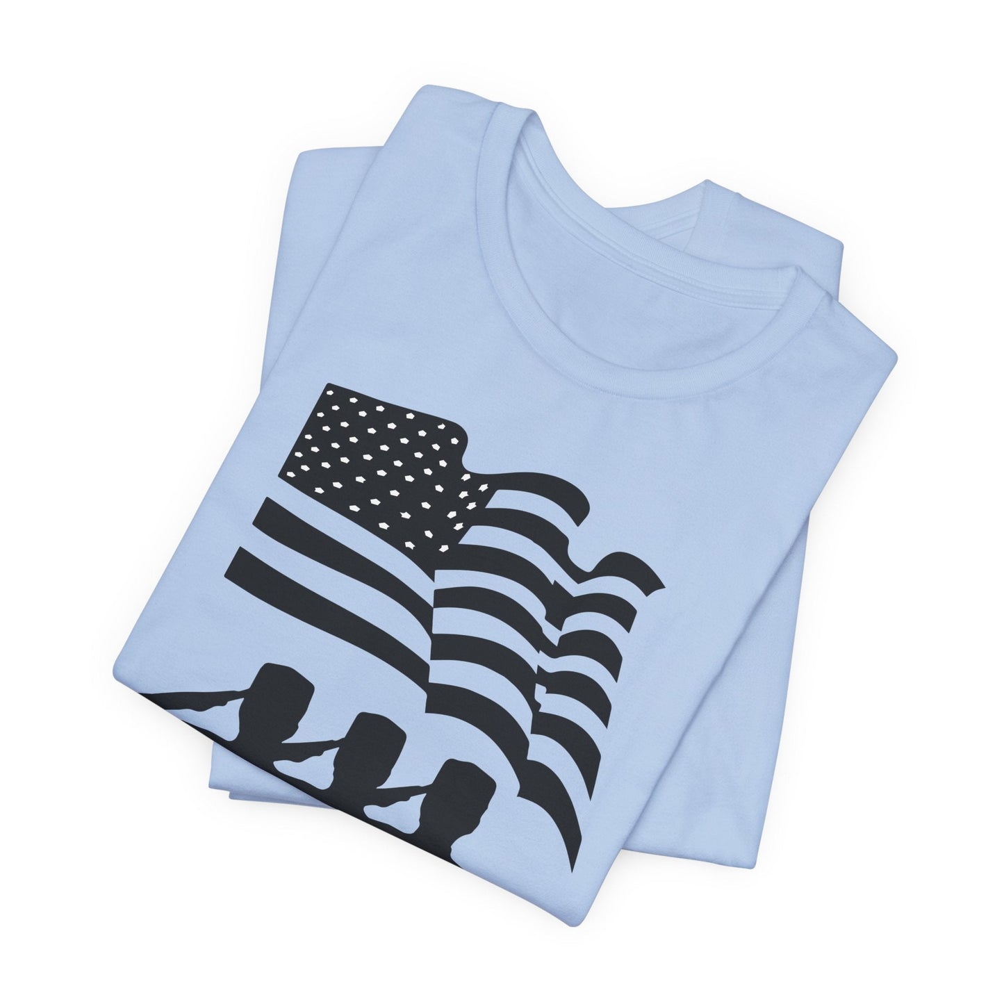 Army Veteran Patriotic Graphic Design Unisex Cotton T-Shirt v51