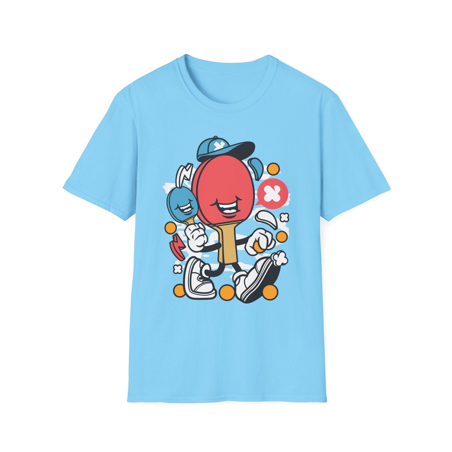Unisex Cartoon T Shirt Animation Funny Tee Gildan Softstyle 64000 100 Percent Ring Spun Cotton