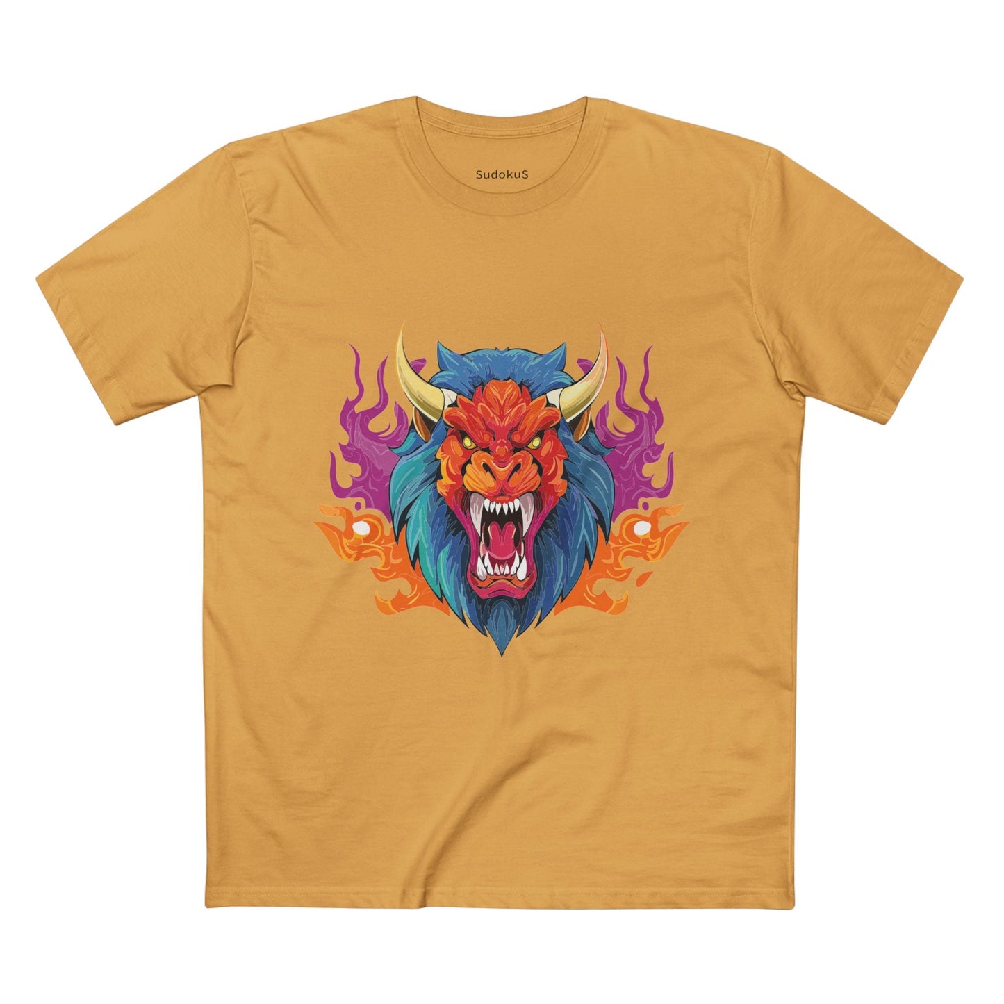 Cartoon Monsters Graphic Unisex 100 Cotton Staple Tee 23
