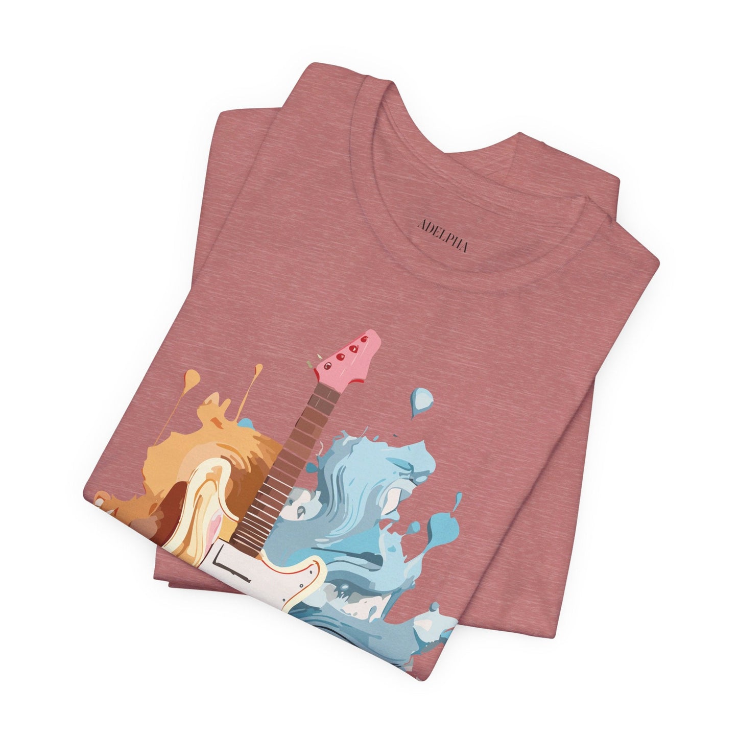 Adelpha Music Graphic T Shirt Unisex Jersey Short Sleeve Vintage Inspired Tee Art Collection
