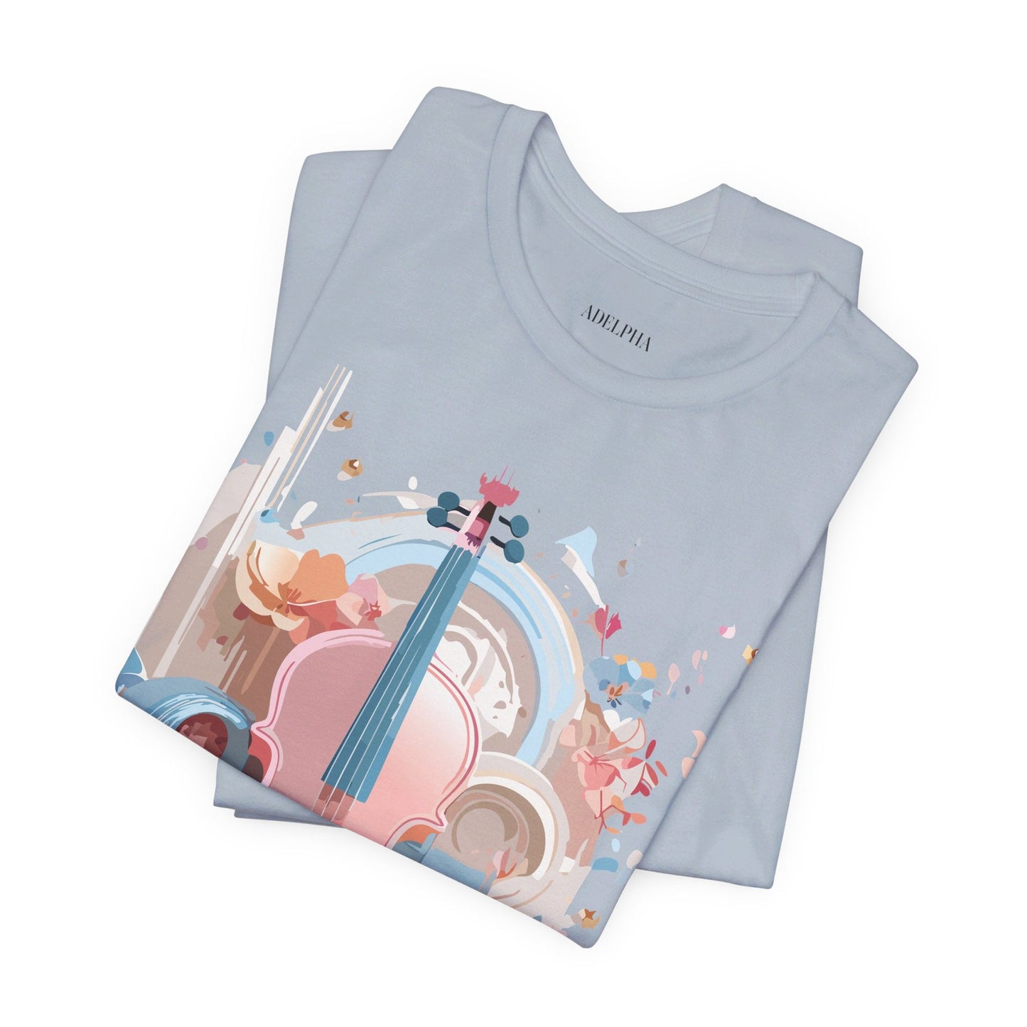 Music Graphic Tee Unisex Jersey Short Sleeve By Adelpha Vintage Inspired Artwork