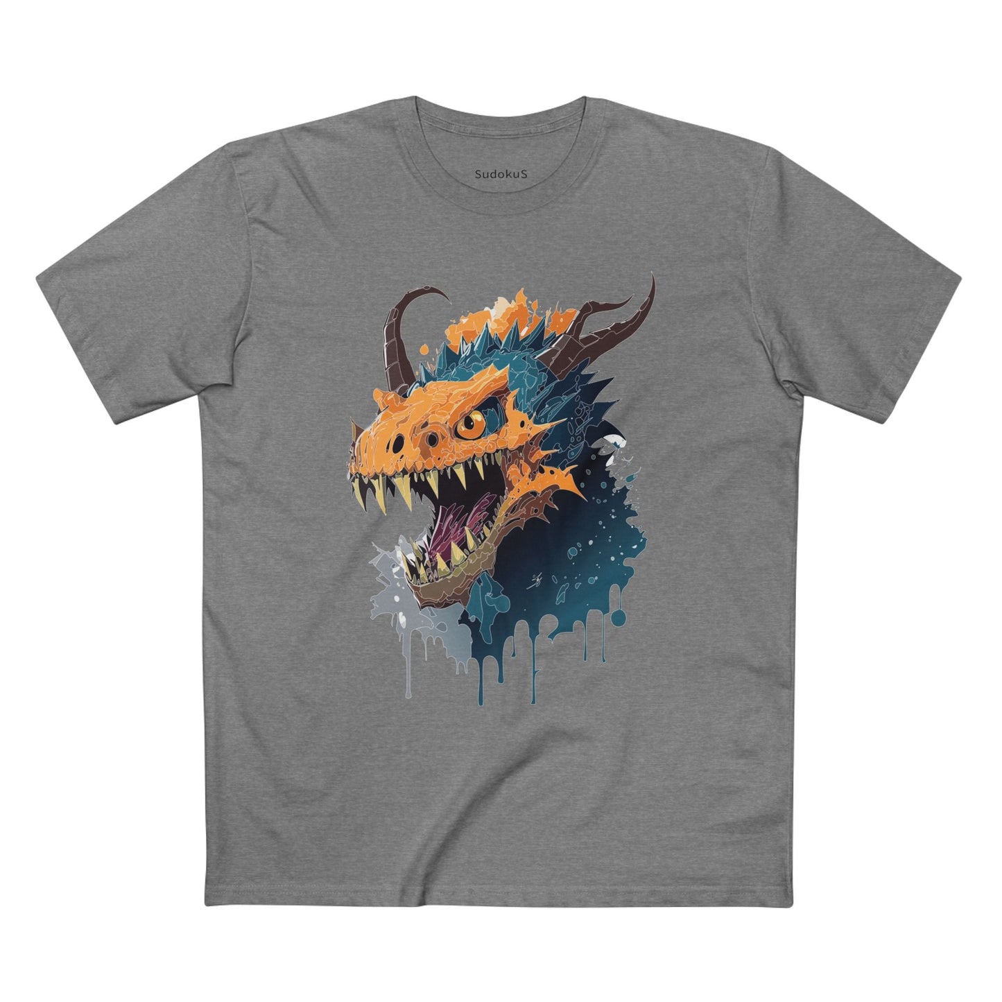 Cartoon Monsters Graphic Unisex 100 Cotton Staple Tee 31