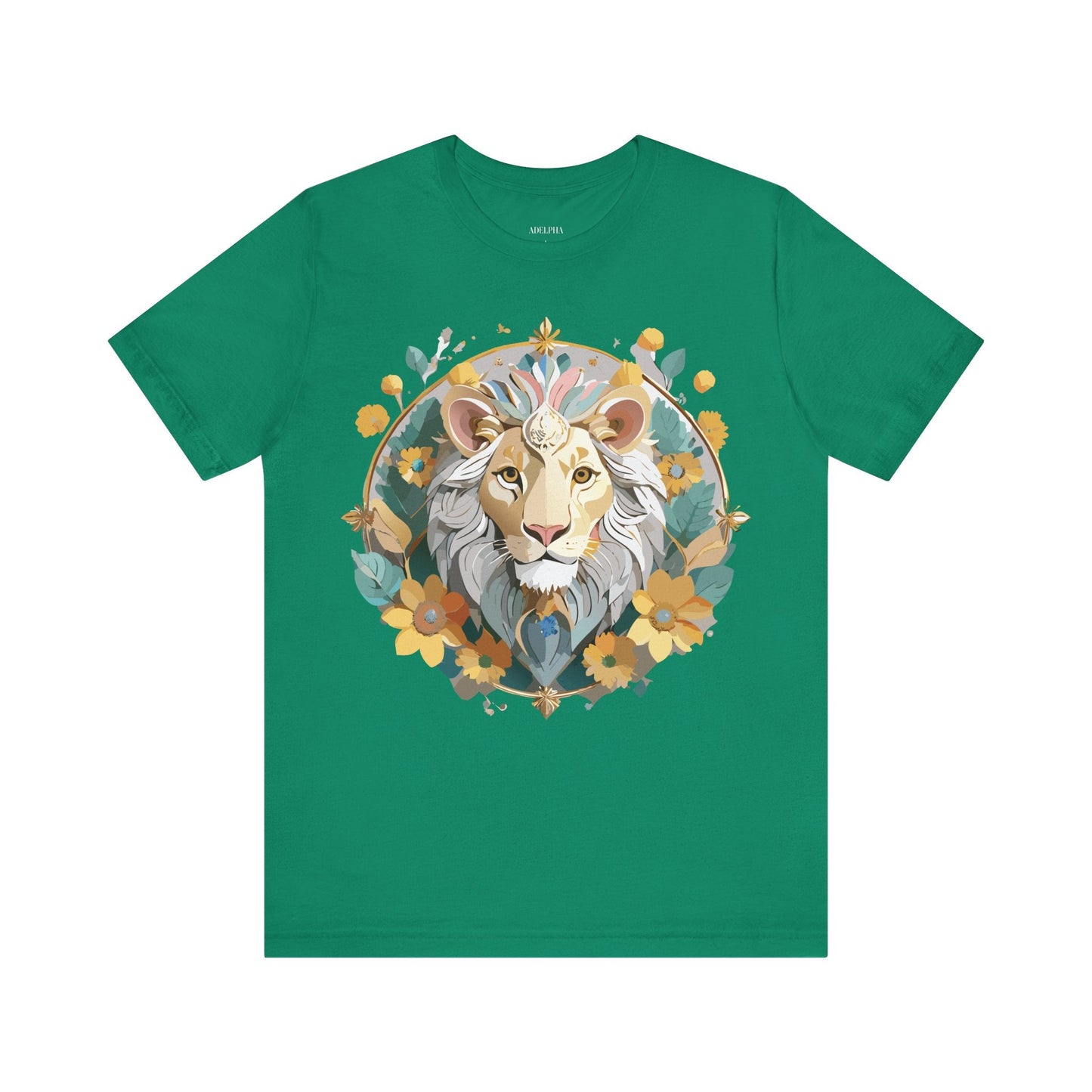 Medallion Graphic Unisex 100 Cotton Vintage Animal Medal Artwork Tee 58