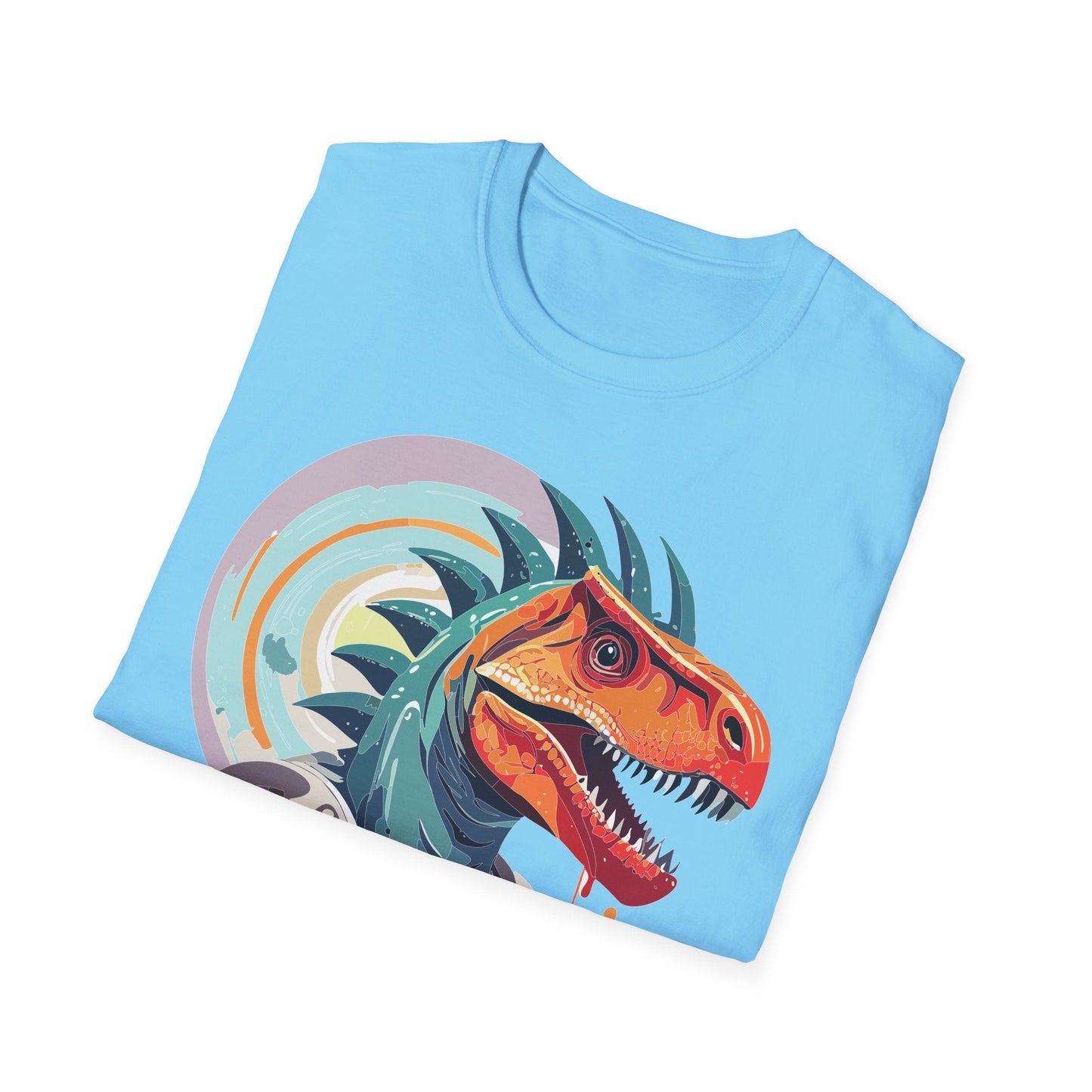 Unisex Gildan Softstyle 64000 Alien T Shirt With Cosmos Space Alien Art Graphic Tee