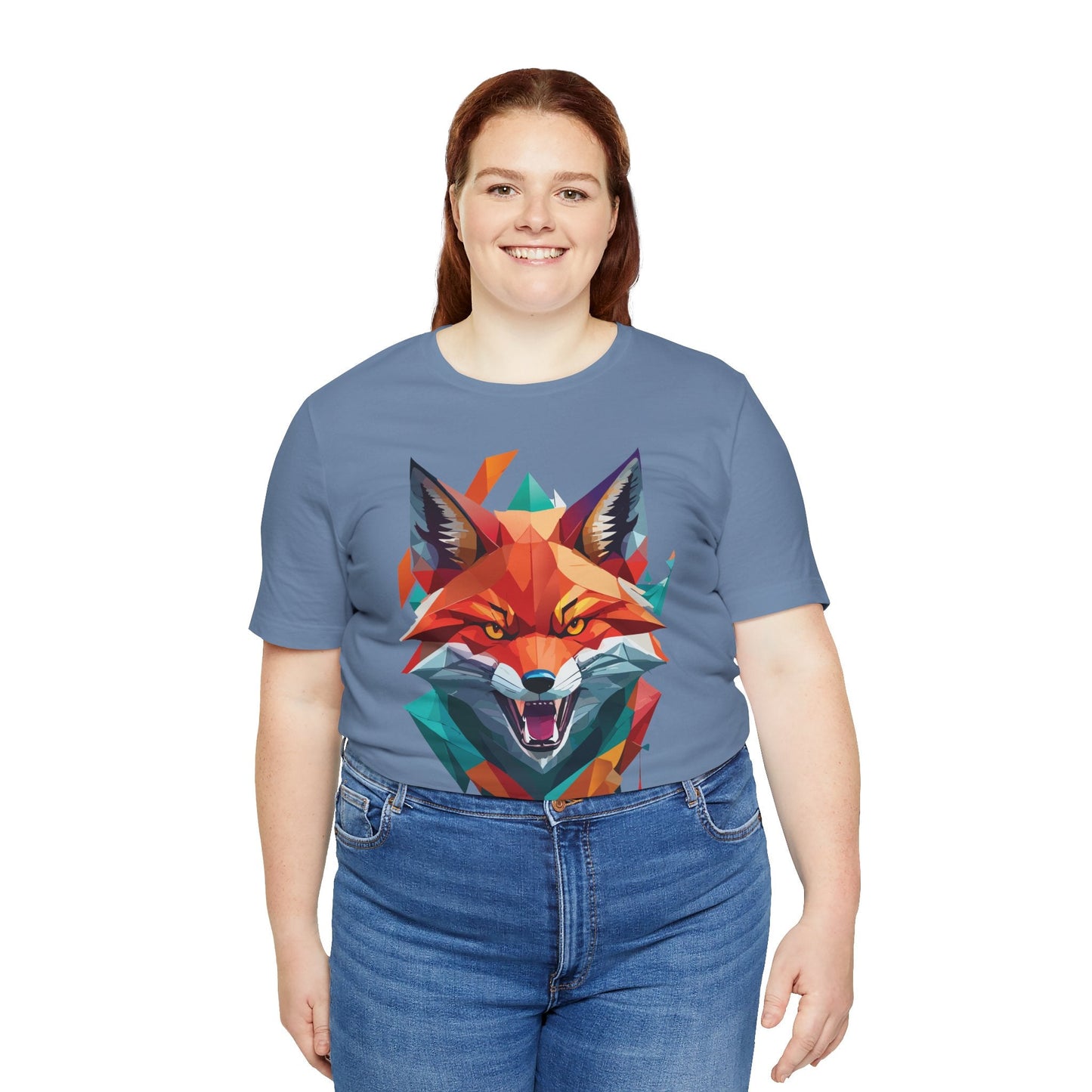 Unisex Animal Print Tee Shirt With Wild Animals Art Design For Men Women Soft Cotton