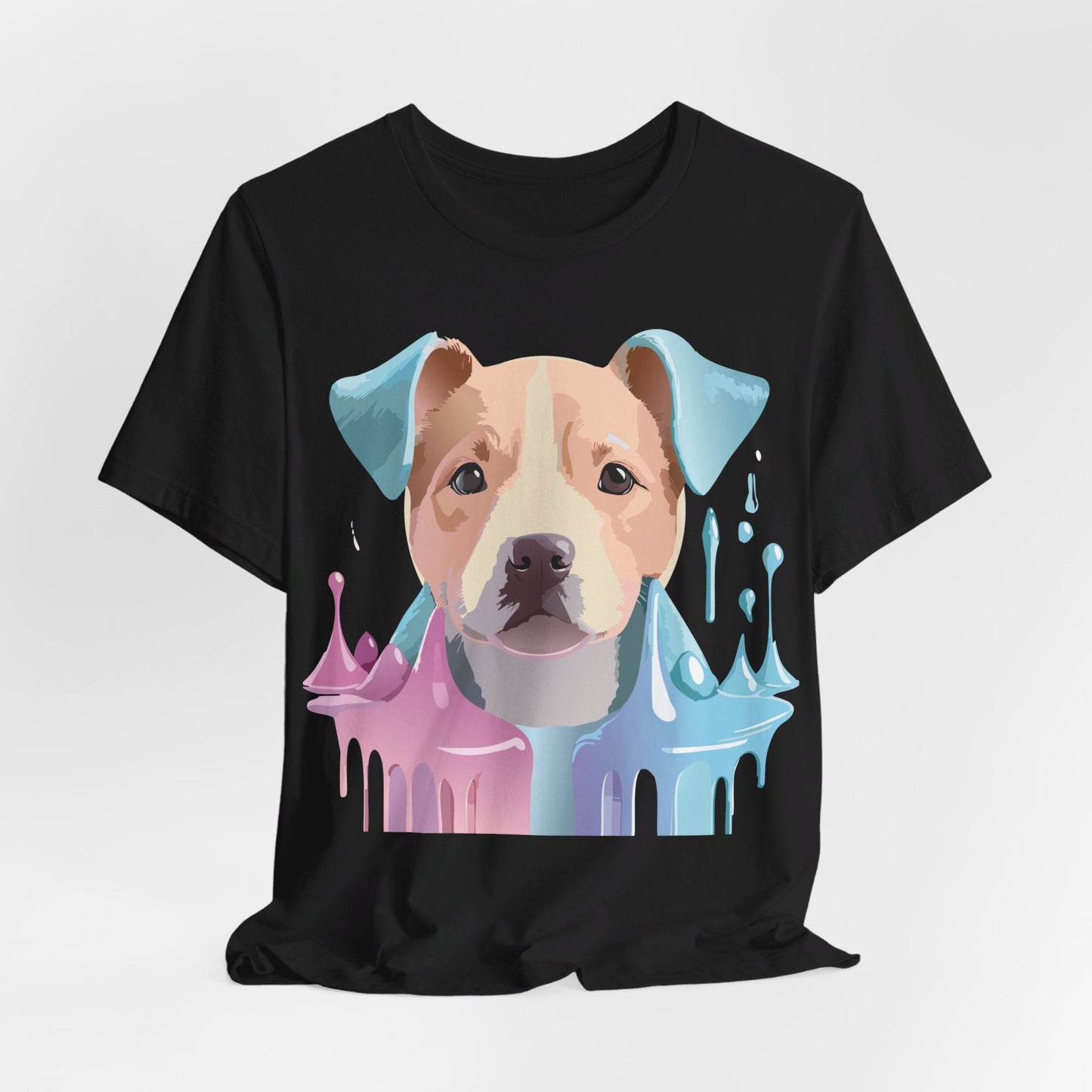 Unisex Dog Graphic Tee With Vintage Inspired Artwork By Adelpha Short Sleeve Shirt