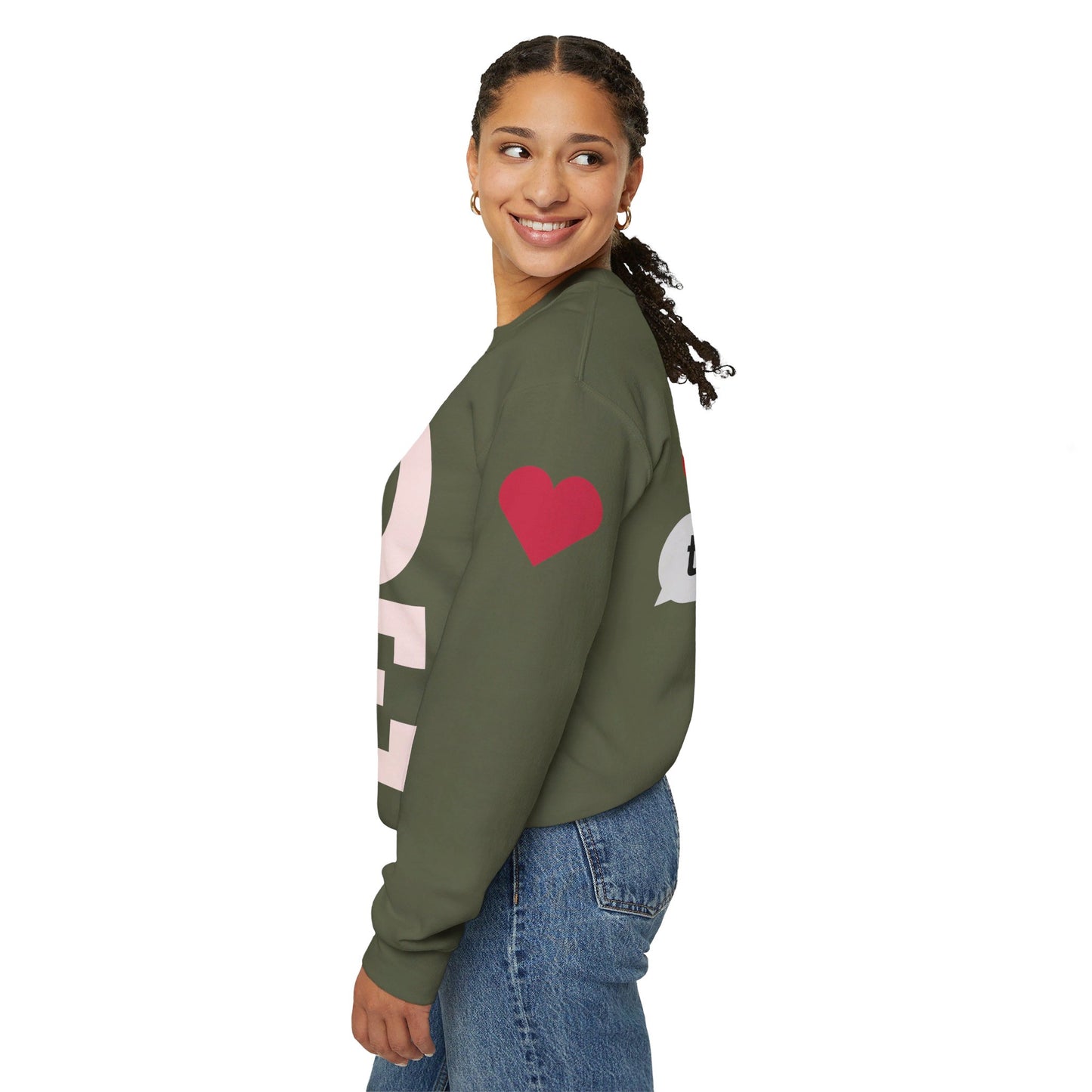 Unisex Heavy Blend Sweatshirt - LOVE