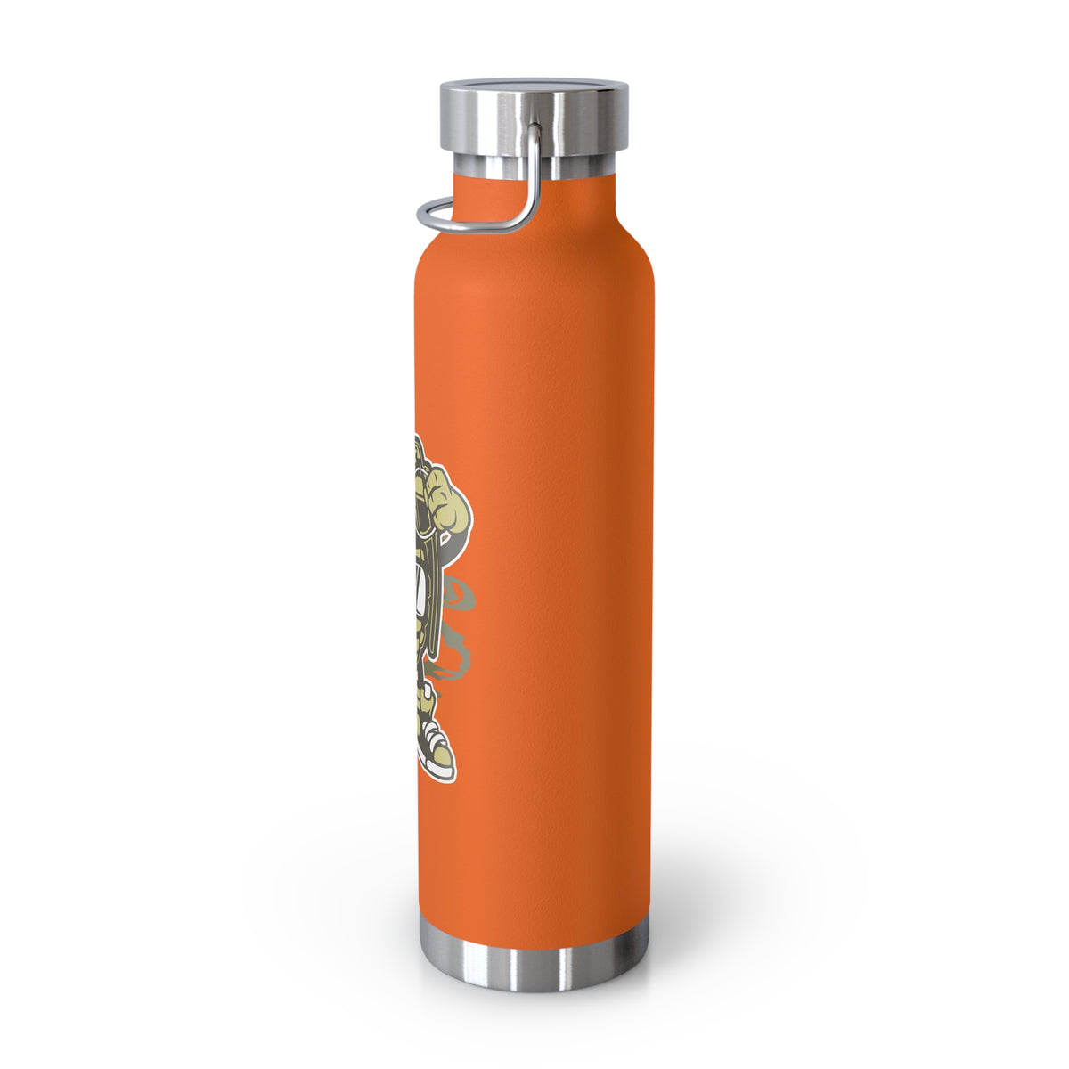 22oz Copper Insulated Water Bottle with Cartoon Design - CV109