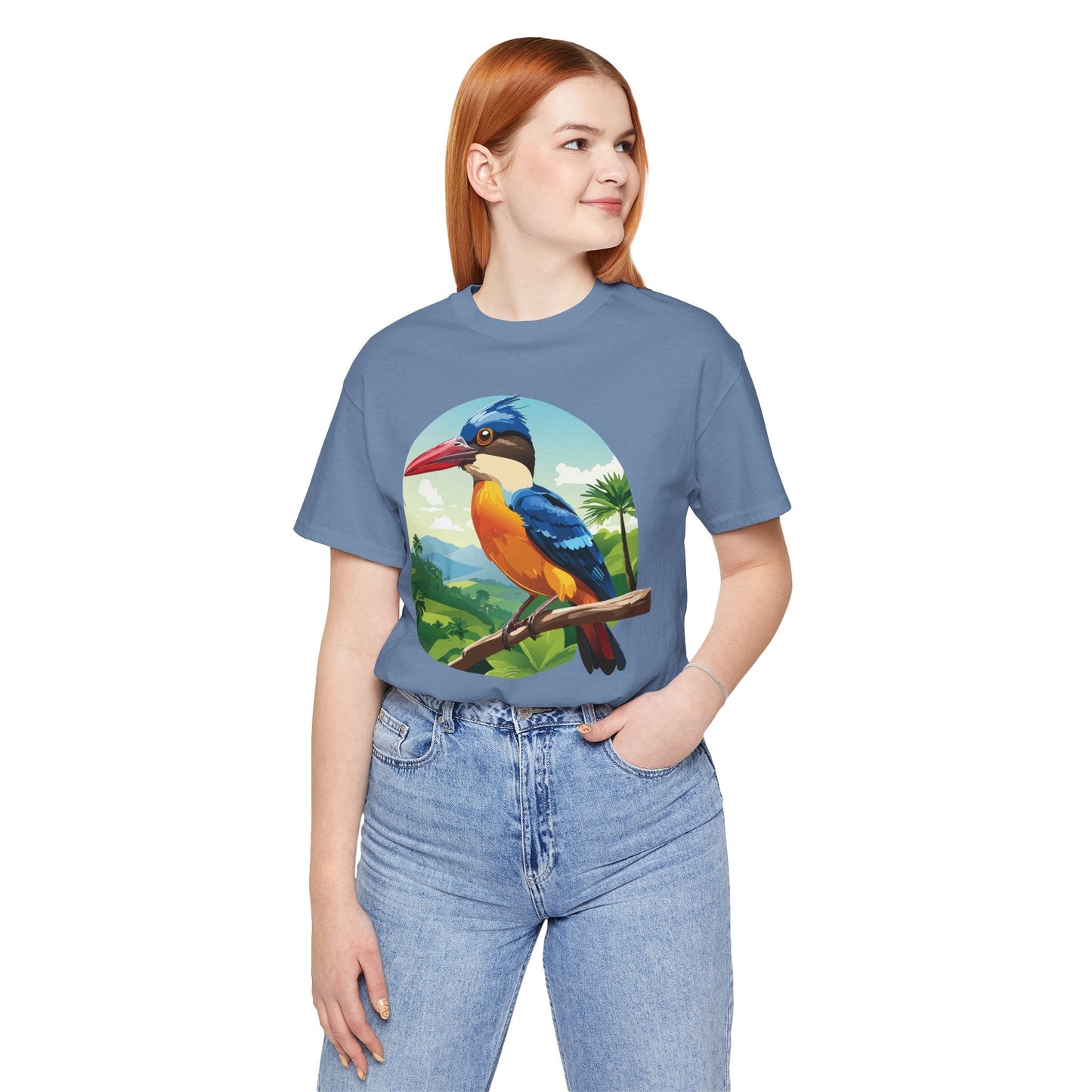 Unisex Animal Shirt With Art Design Featuring Wild Animals Jersey Short Sleeve Tee