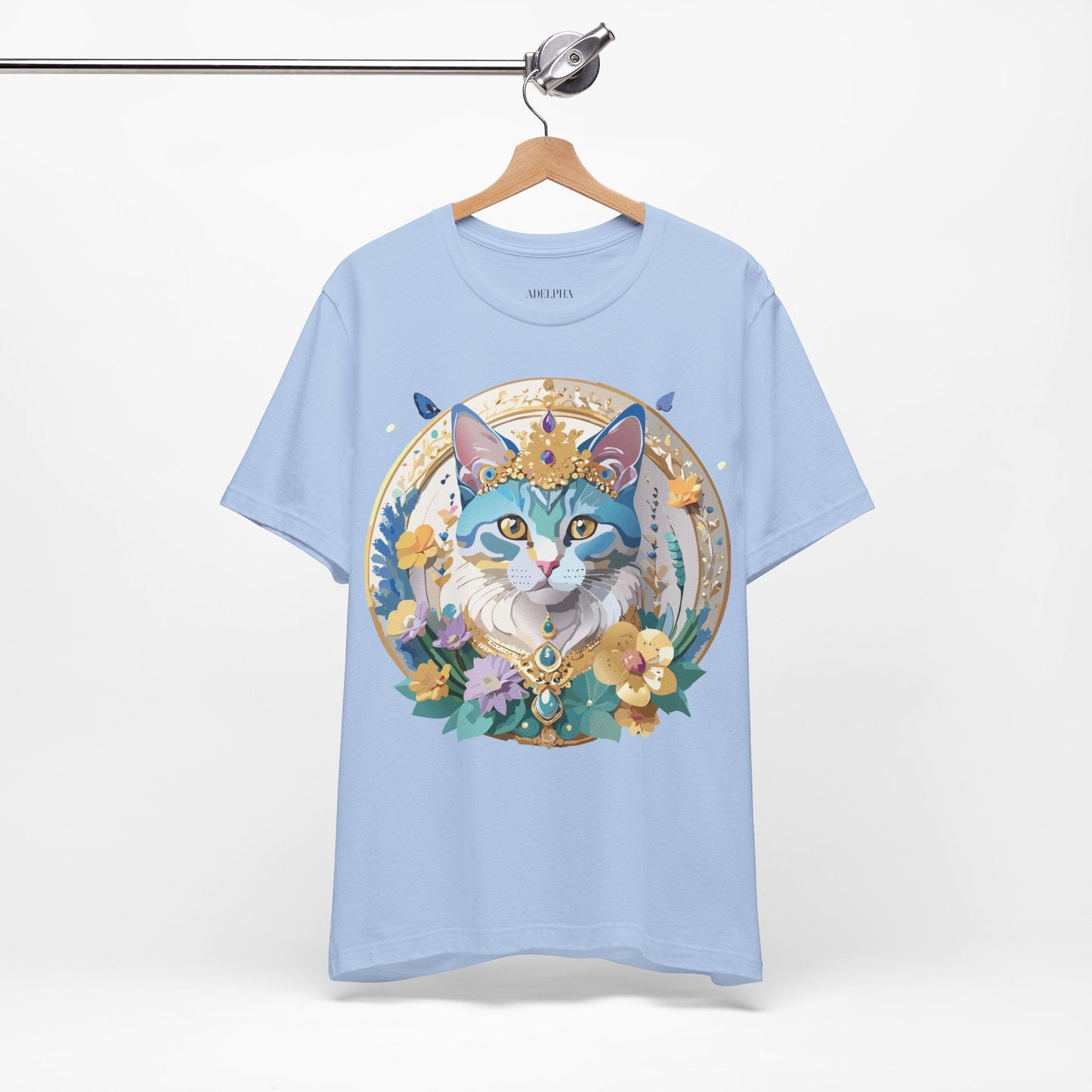 Unisex Graphic Tee With Adelpha Artwork Vintage Inspired Short Sleeve Jersey Shirt