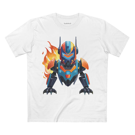 Cyborg Robot Graphic Unisex 100 Cotton Staple Tee 11