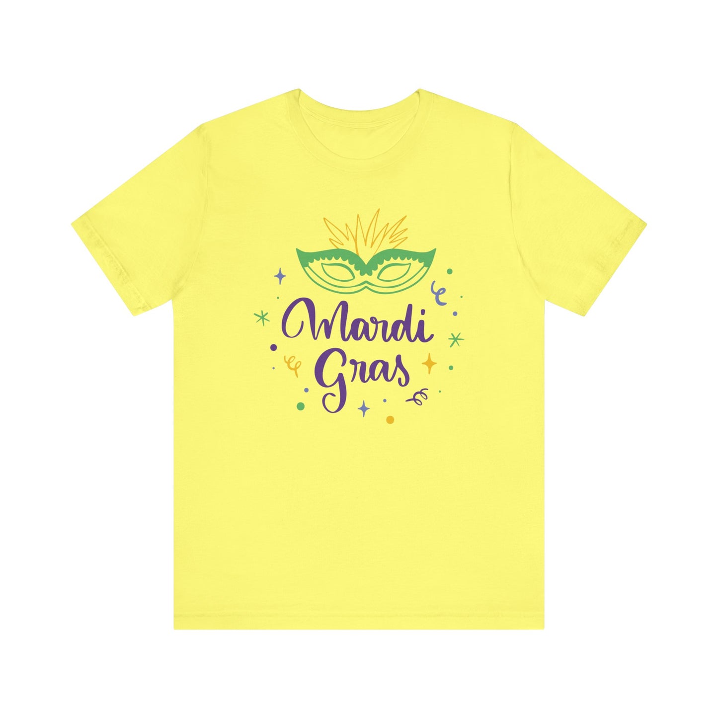 Tee-shirt en coton unisexe pour Mardi Gras