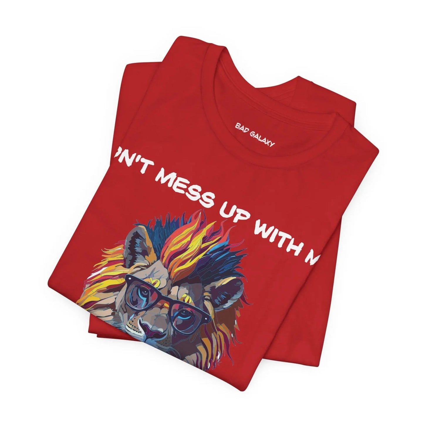 Animal T Shirt From Bad Galaxy Made To Order 100 Percent Cotton Tee Eco Friendly Non Toxic Inks USA
