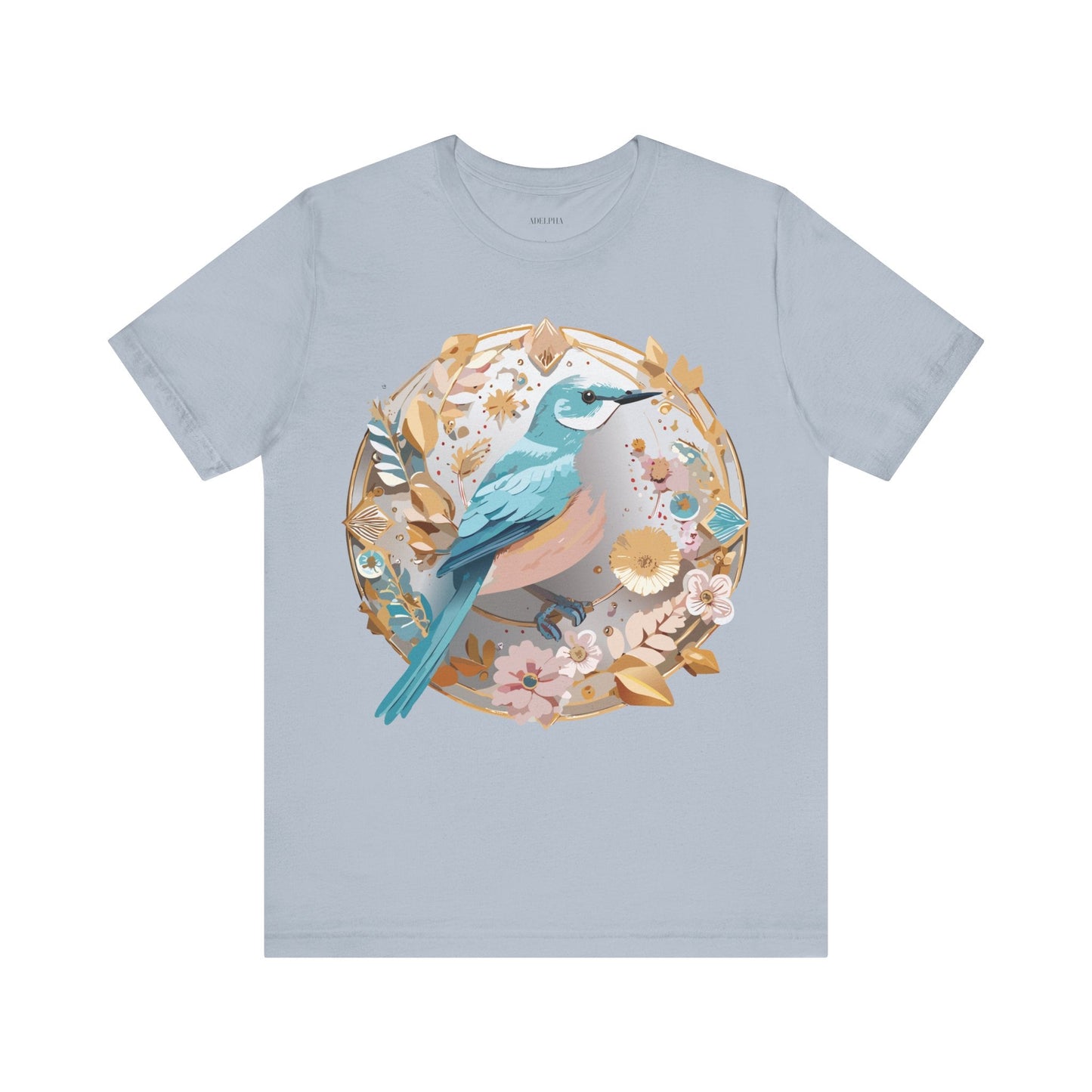 Adelpha Medallion Shirt Unisex Graphic Tee With Vintage Inspired Artwork Short Sleeve Jersey