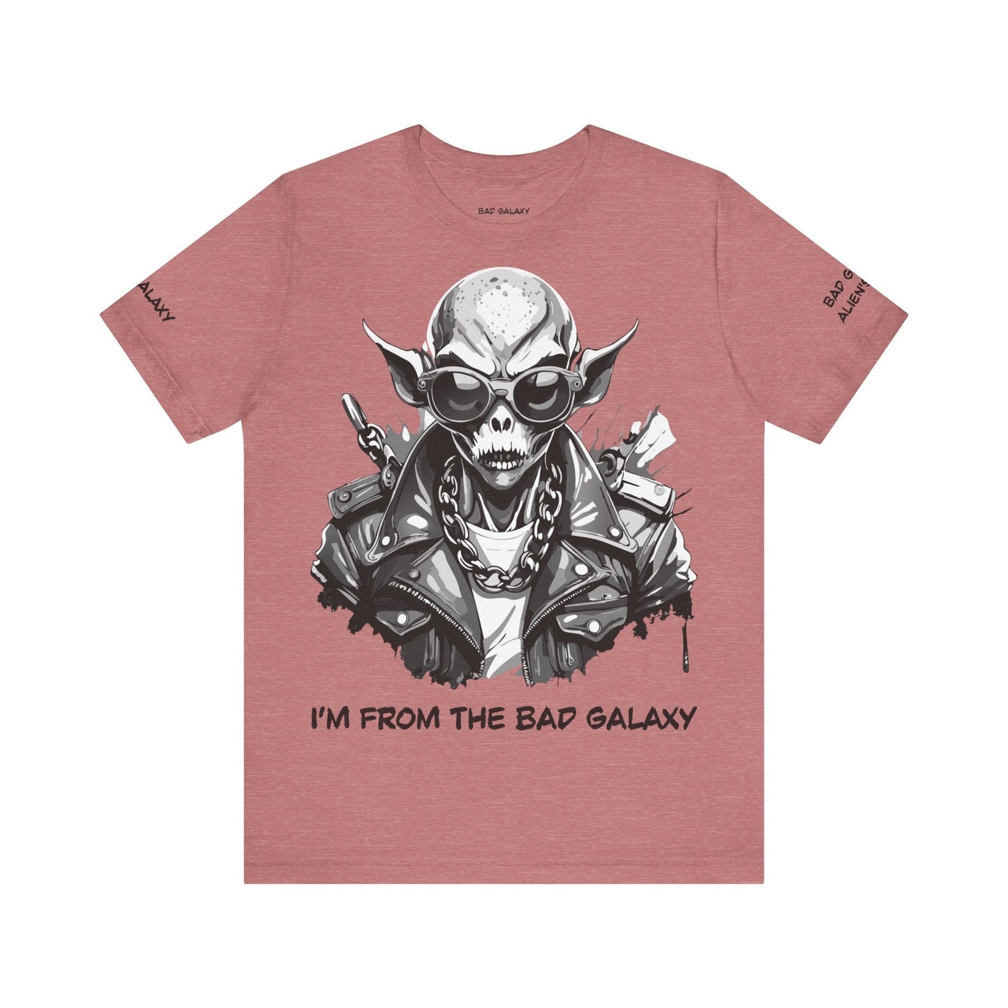 Alien Tee Shirt From Bad Galaxy Made To Order 100 Percent Cotton Eco Friendly Inks Free Shipping