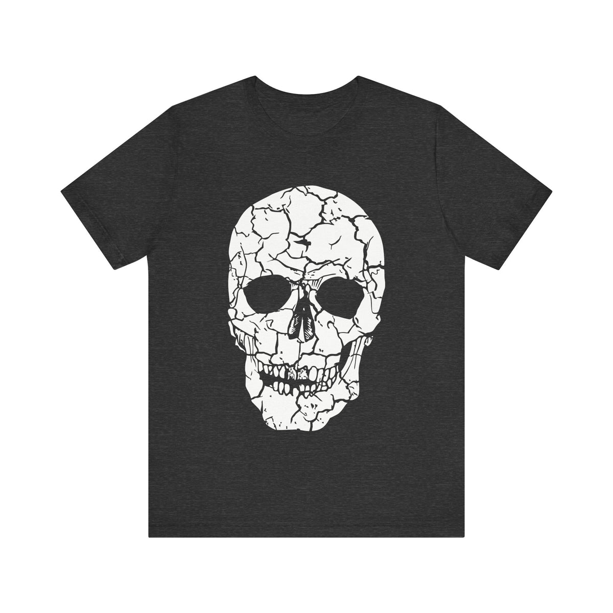 Camiseta unisex de algodón con calavera