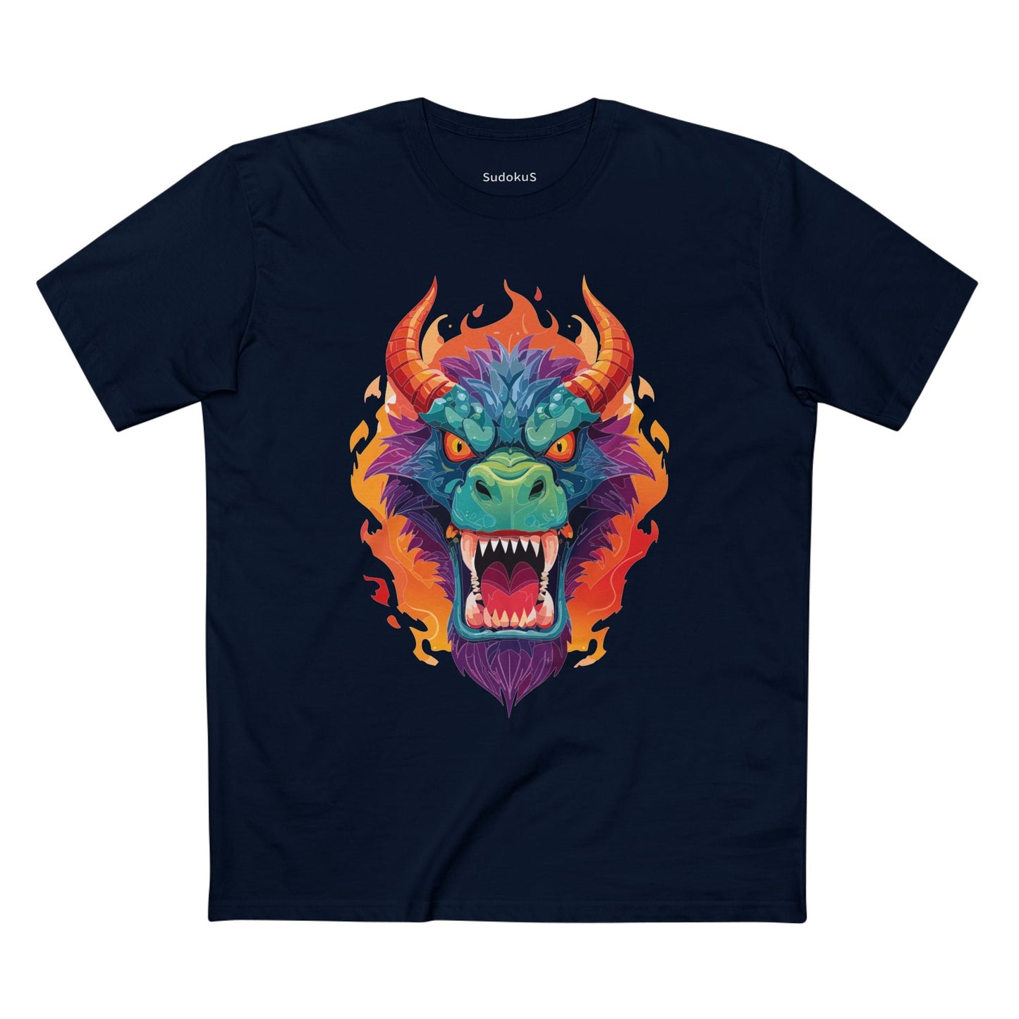 Cartoon Monsters Graphic Unisex 100 Cotton Staple Tee 13