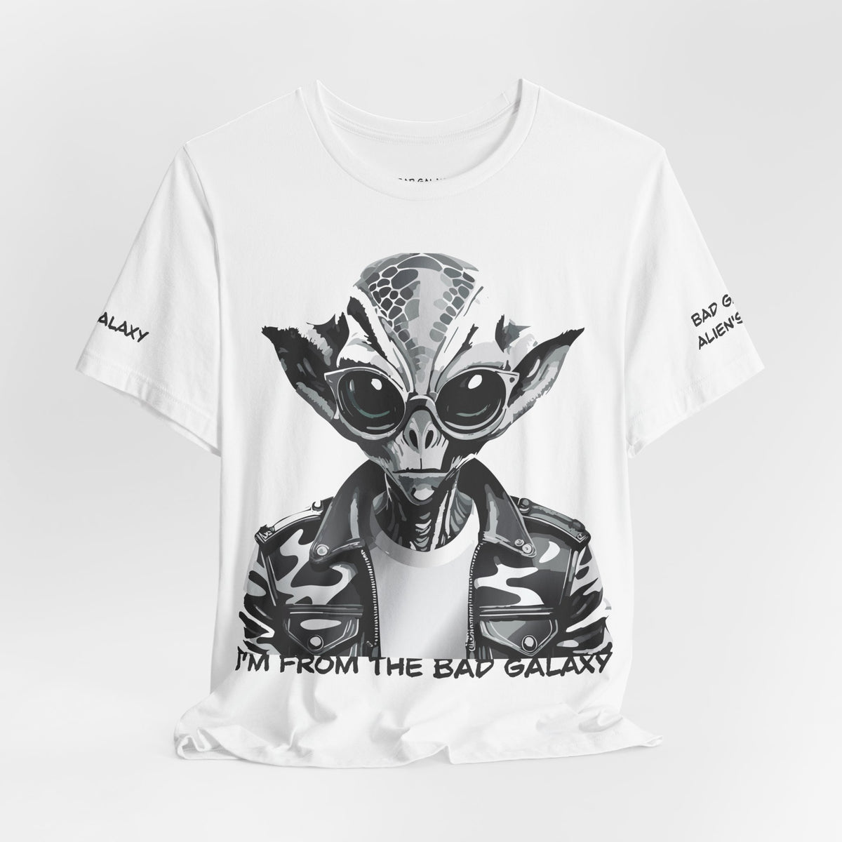 Alien Graphic Unisex Cotton Bella+Canvas Tee with Art Design b66