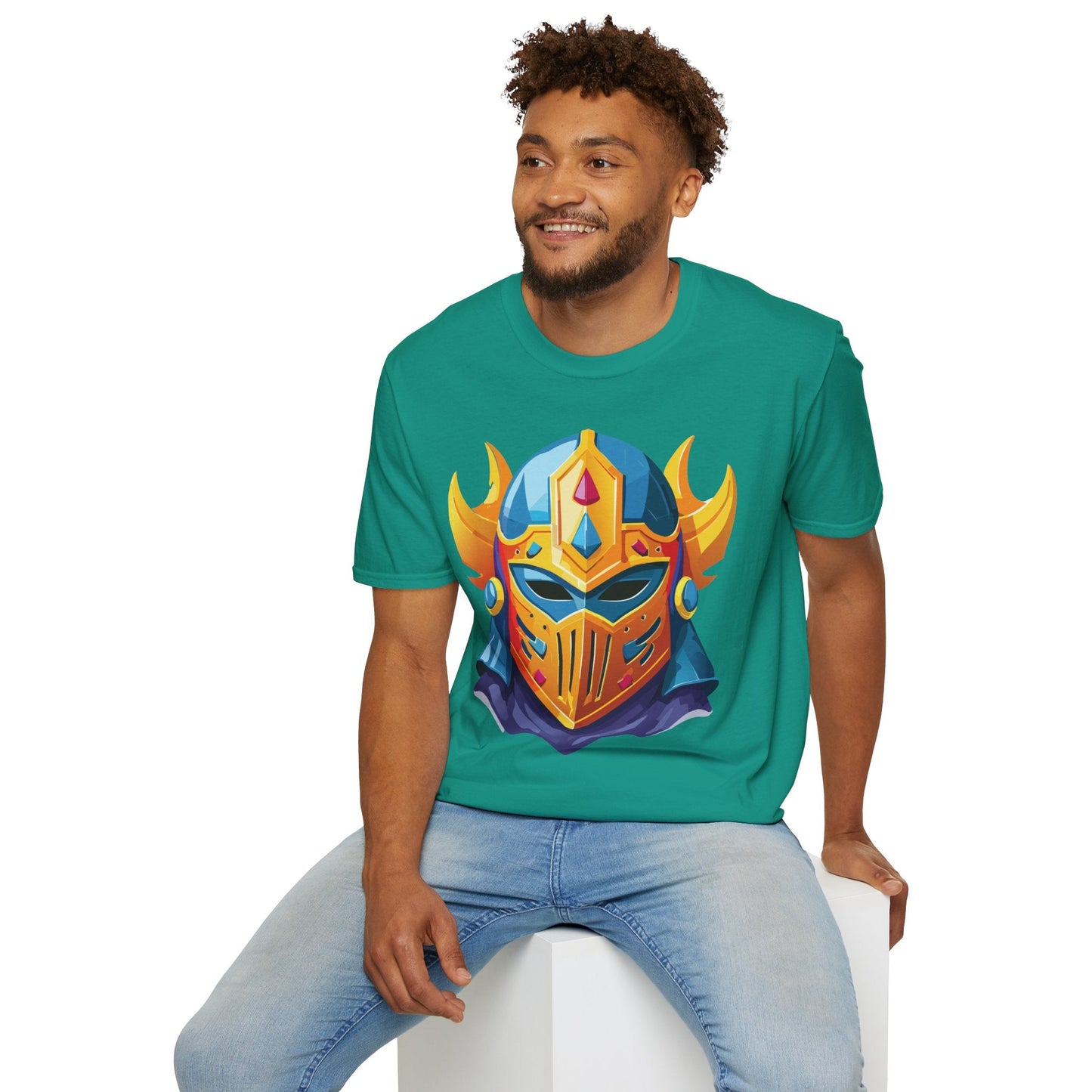 Mask Tee Shirt Unisex Softstyle T Shirt With Mask Design Masquerade Tees For Everyday Comfort