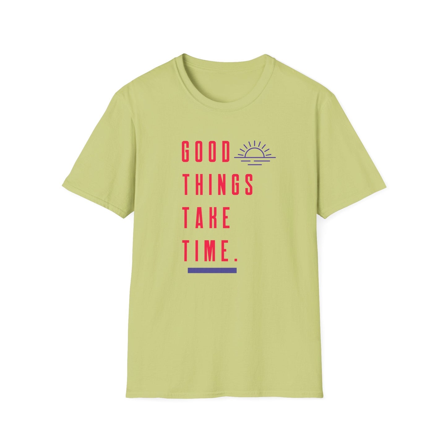Positive Slogan T Shirt Unisex Gildan Softstyle 64000 Ring Spun Cotton Tee With Positive Words