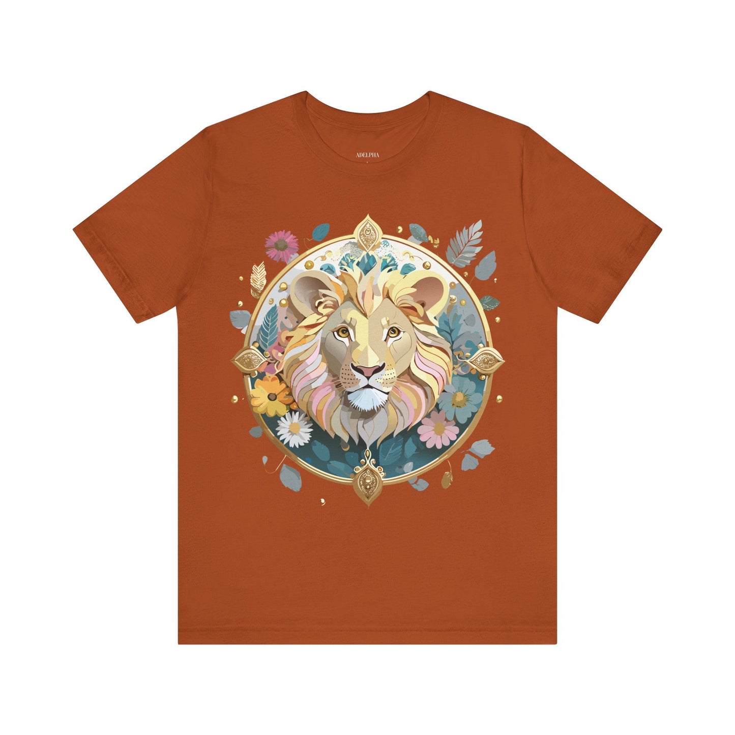 Medallion Graphic Unisex 100 Cotton Vintage Animal Medal Artwork Tee 63