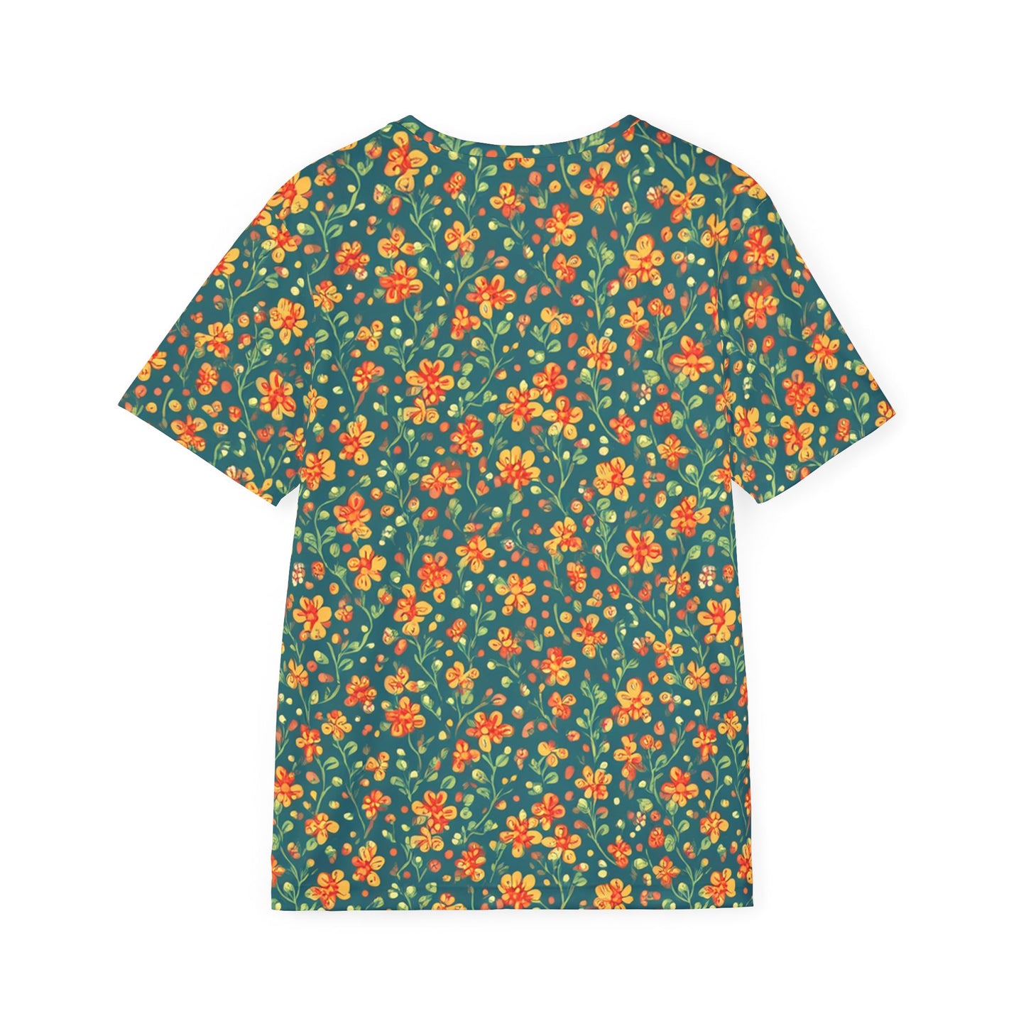 Unisex Floral Shirt, Floral Tee Shirt, Floral T-Shirt, T Shirt with Flowers 4
