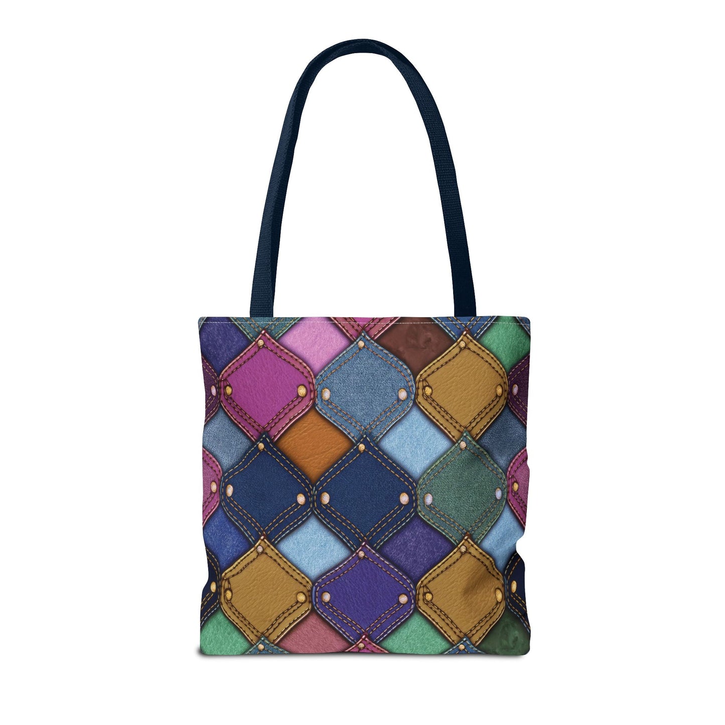 Denim Canvas Bag, Tote Bag Denim Printify