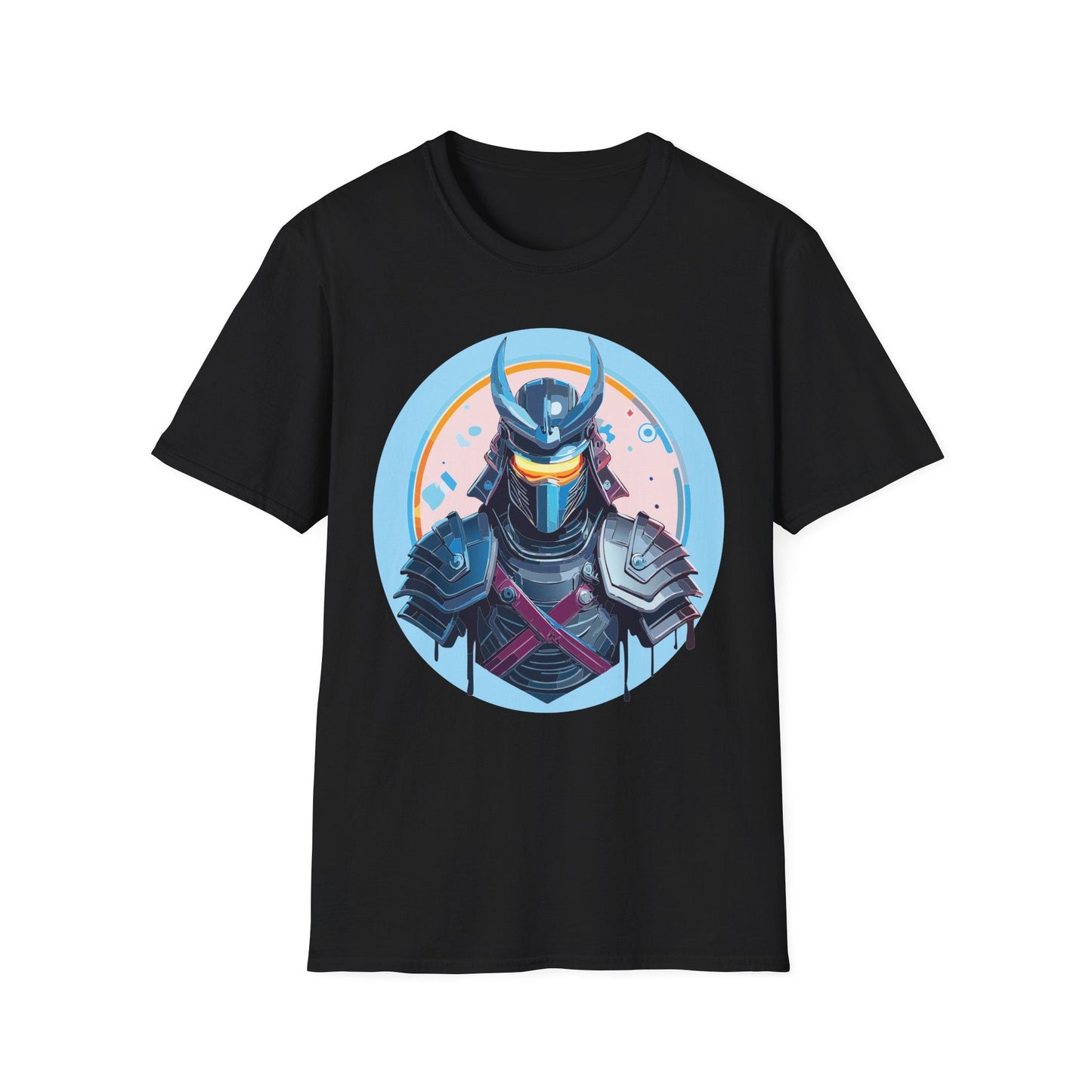Samurai T Shirt Unisex Softstyle 64000 Tee Lightweight Comfortable 100 Percent Ring Spun Cotton