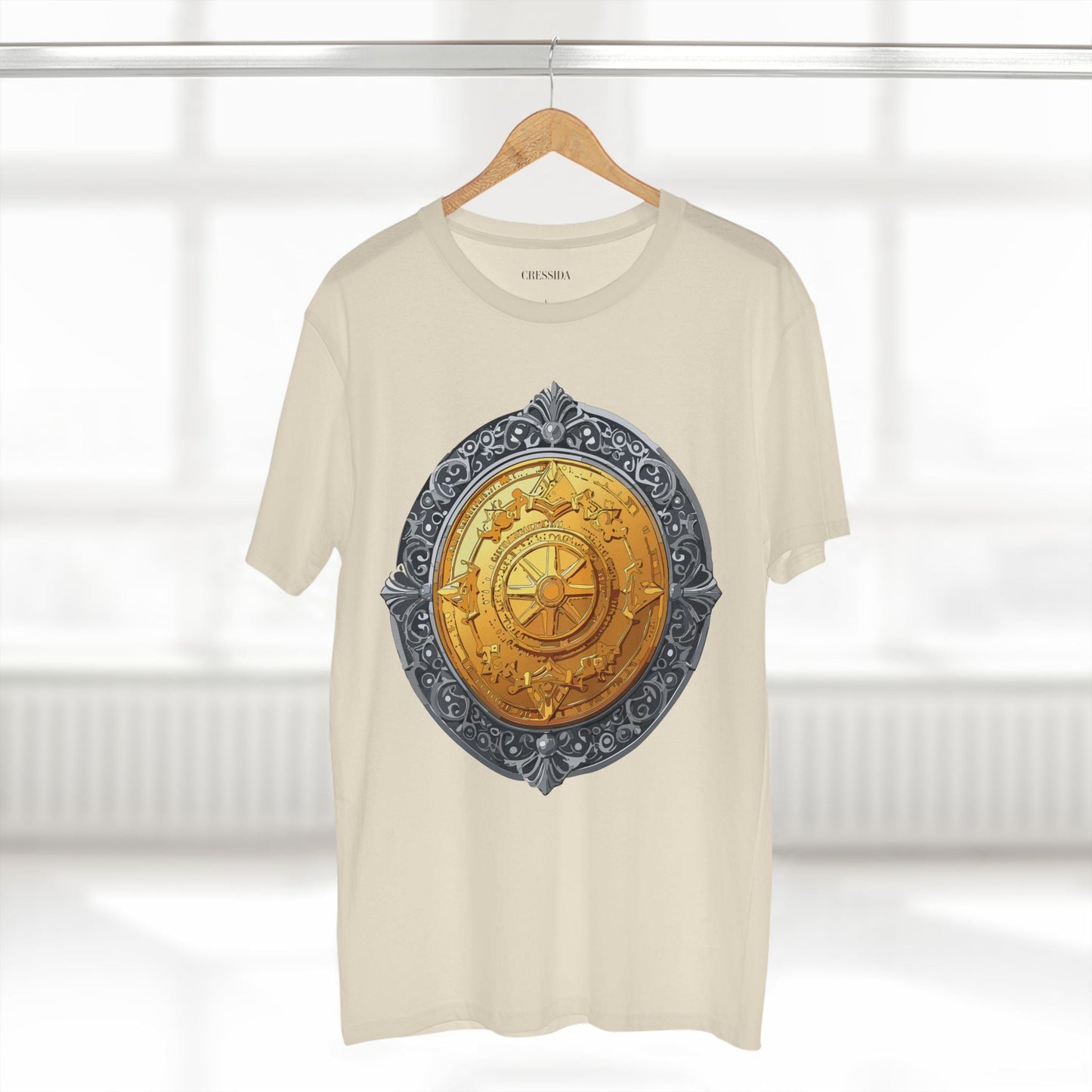 Antique Gold Coin Graphic Design T-Shirt Unisex 100 Cotton With Golden Print Artwork Tee 10