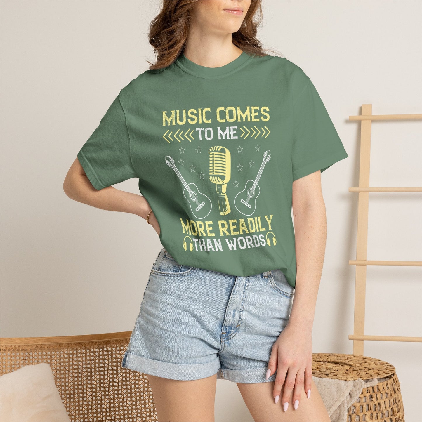 Music Graphic Design Unisex Cotton T-shirt m23
