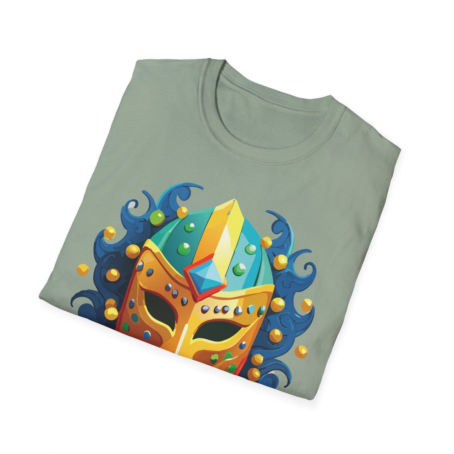Unisex Mask Tee Shirt Gildan Softstyle 64000 100 Percent Ring Spun Cotton Comfort