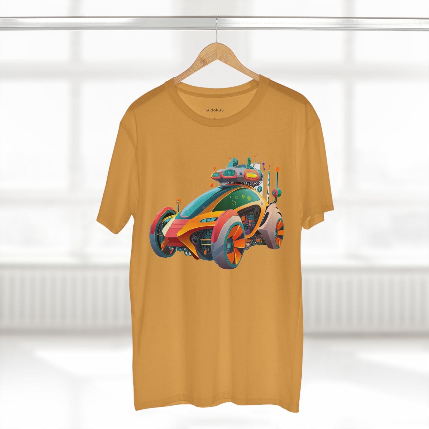Car Graphic Unisex 100 Cotton Staple Tee 24