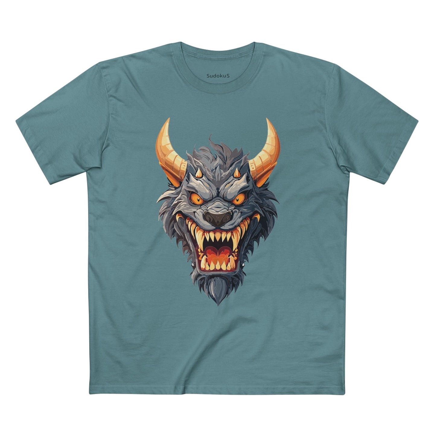 Cartoon Monsters Graphic Unisex 100 Cotton Staple Tee 9