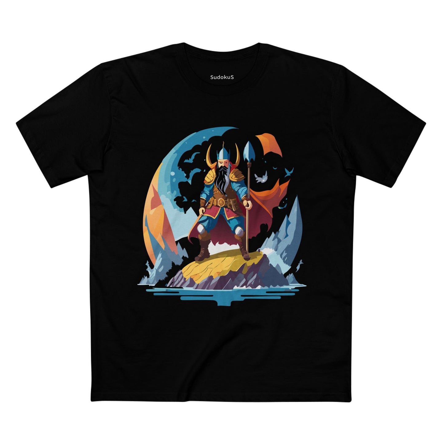 Viking Graphic Unisex 100 Cotton Staple Tee 8