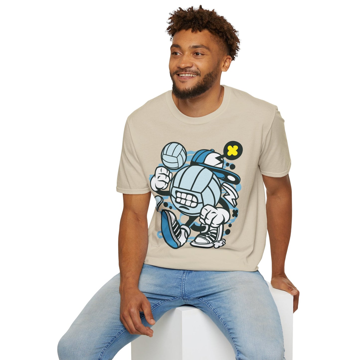 Unisex Cartoon T Shirt Animation Tee Funny Design Gildan Softstyle 64000 100 Percent Cotton