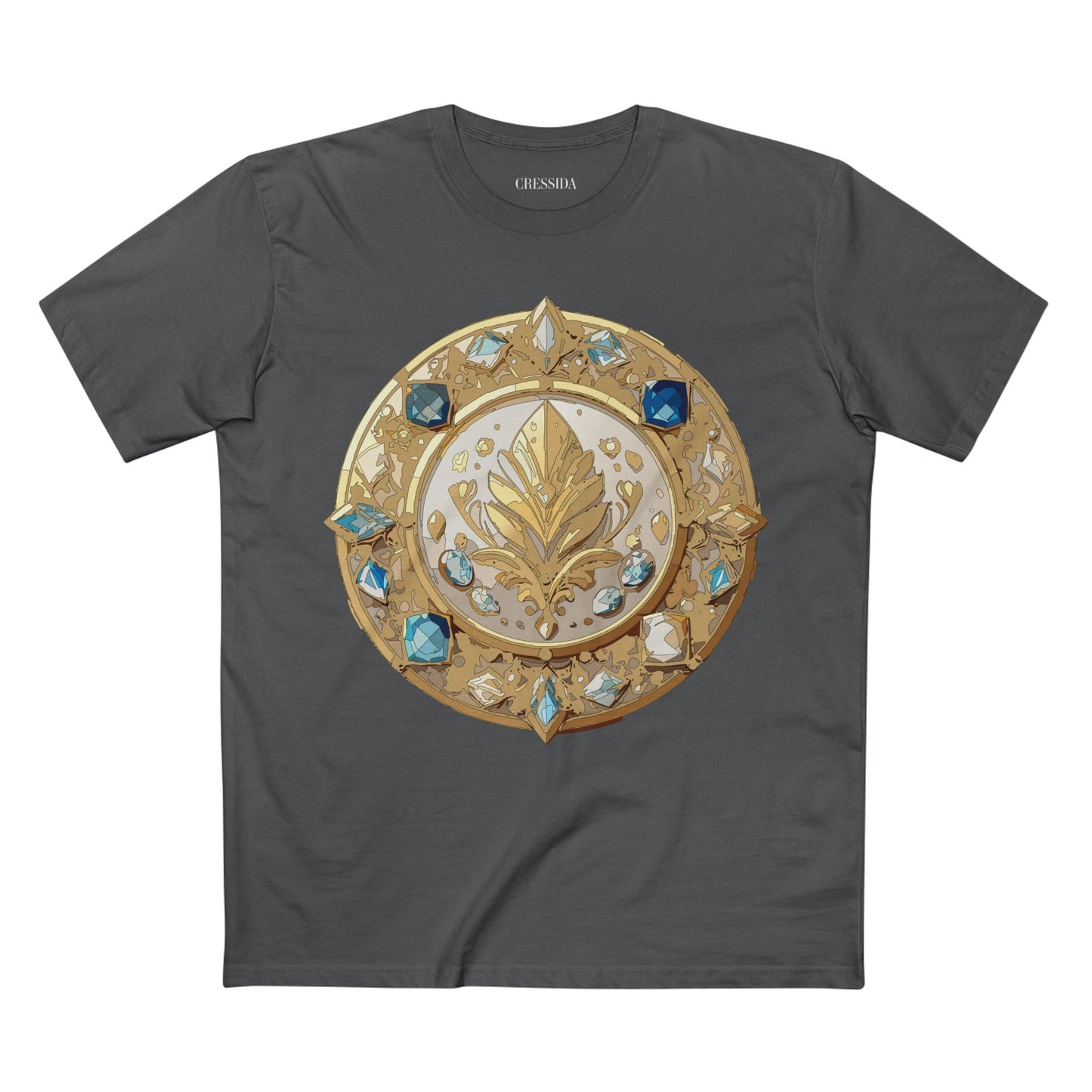 Medallion Graphic T-Shirt Unisex 100 Cotton With Gold Art Design Medal Tee 25