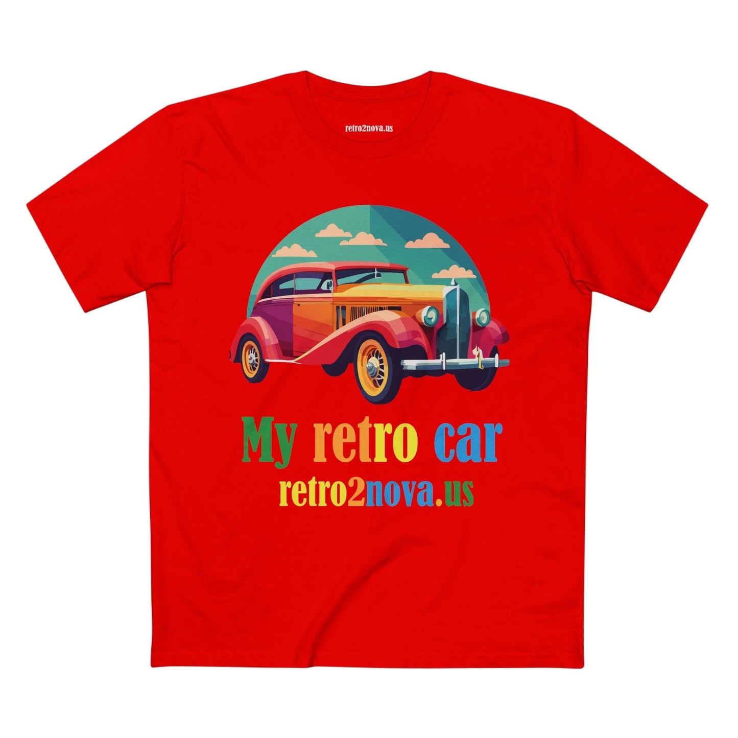 Retro Car Tee Vintage Auto Shirt RC20 Unisex Premium Cotton Art Design From Our Exclusive Collection