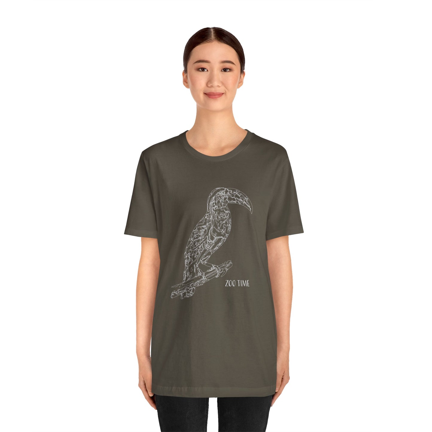 Unisex Tee Shirt with animals Print