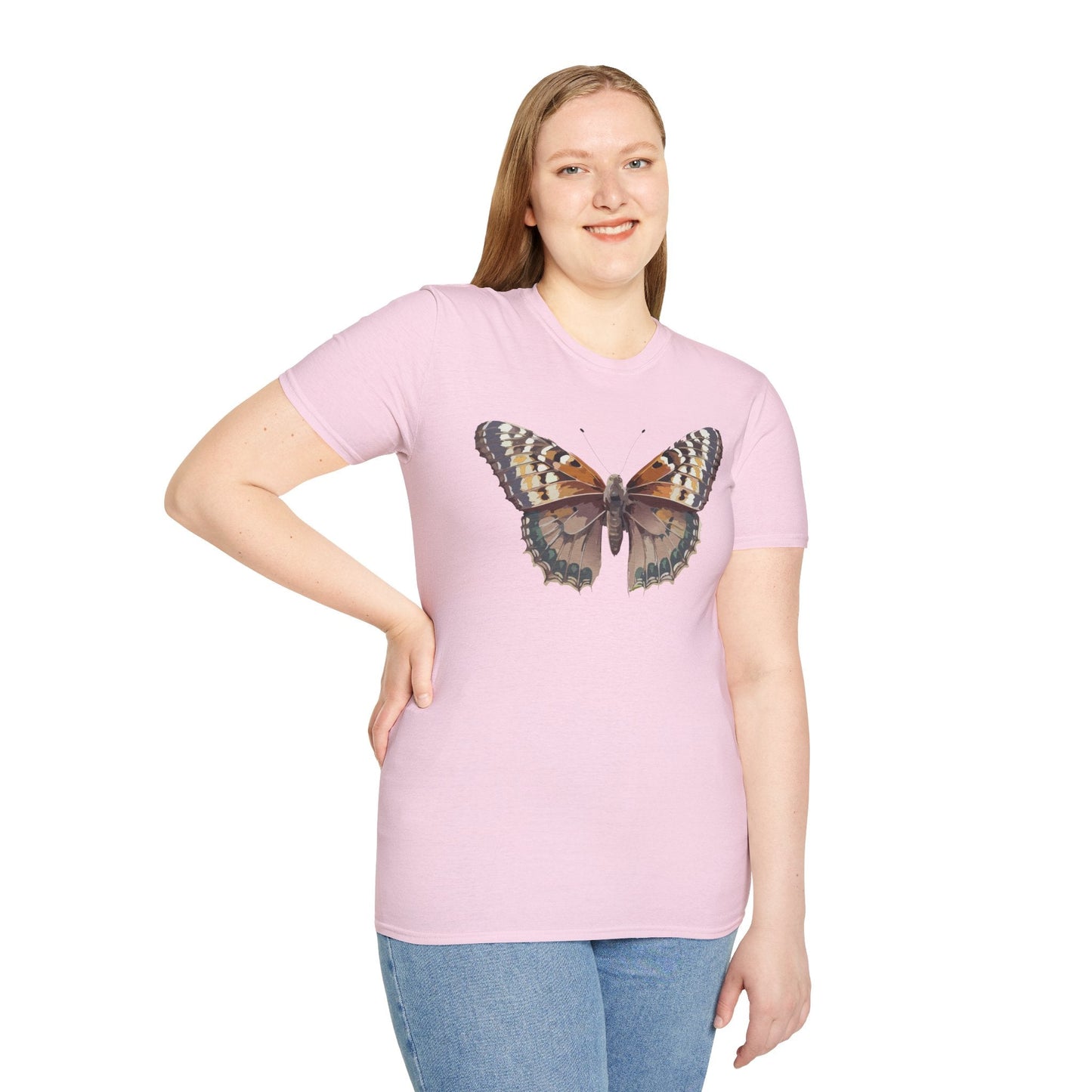 Monarch Butterfly Shirt Unisex T Shirt Design Gildan Softstyle 64000 100 Percent Ring Spun Cotton
