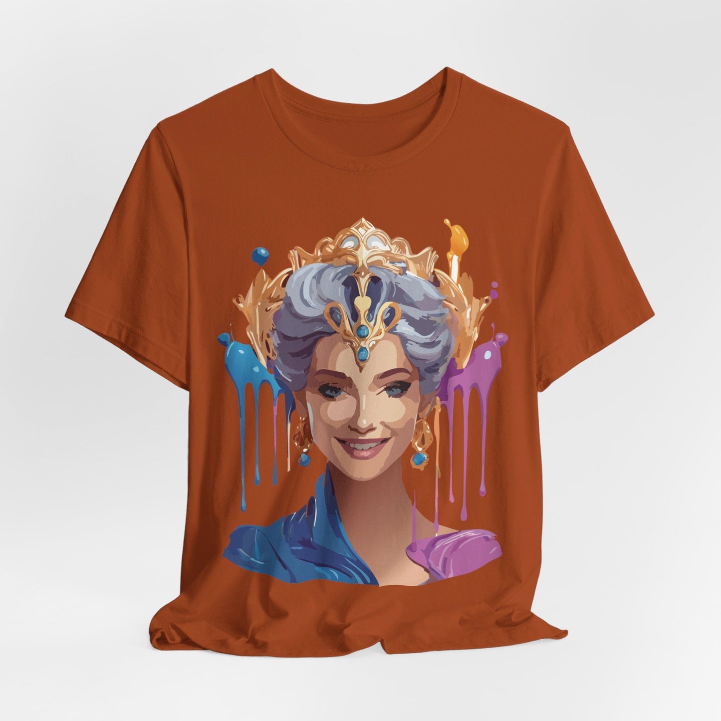 Queen Woman Portrait Graphic Unisex 100 Cotton Vintage Artwork Tee 18
