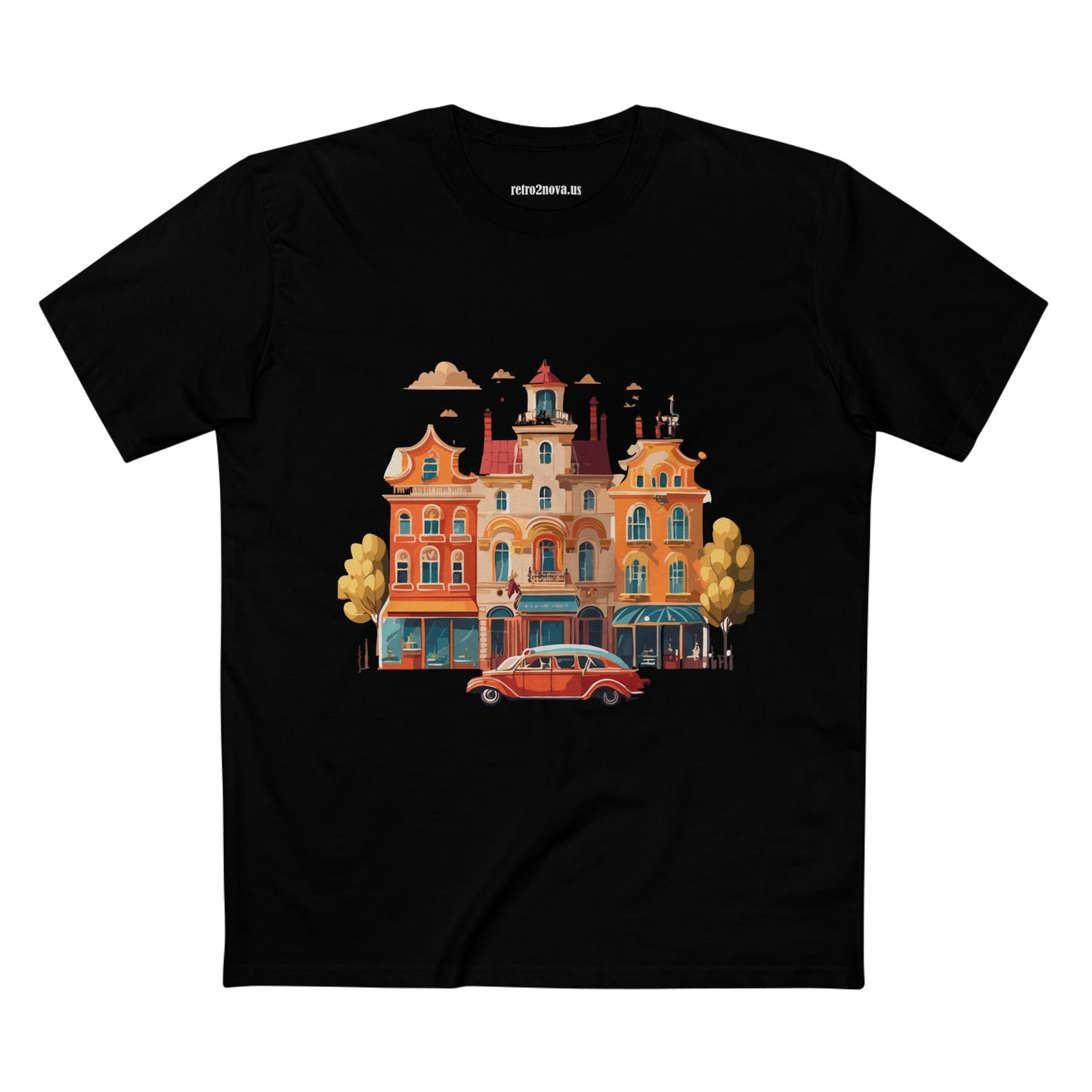 Retro Car Shirts Vintage Car Shirts RC22 Unisex Premium Cotton Tee With Original Art Design