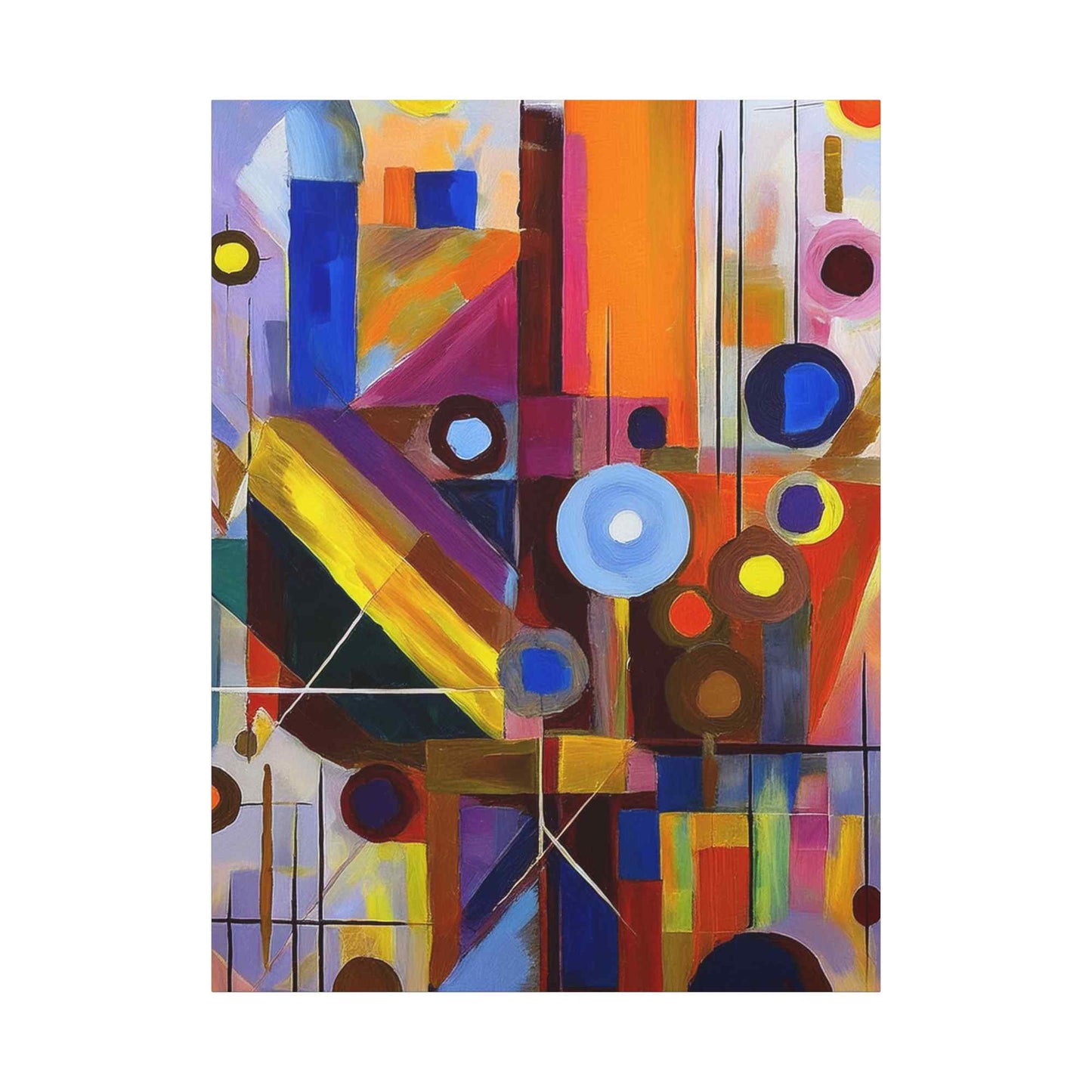 Abstract Painting Print Canvas 20x24,20x30,24x30, 24x32,24x36,30x40, 32x48,36x48,40x60 Pine-Wood Inner Frame ABS-4