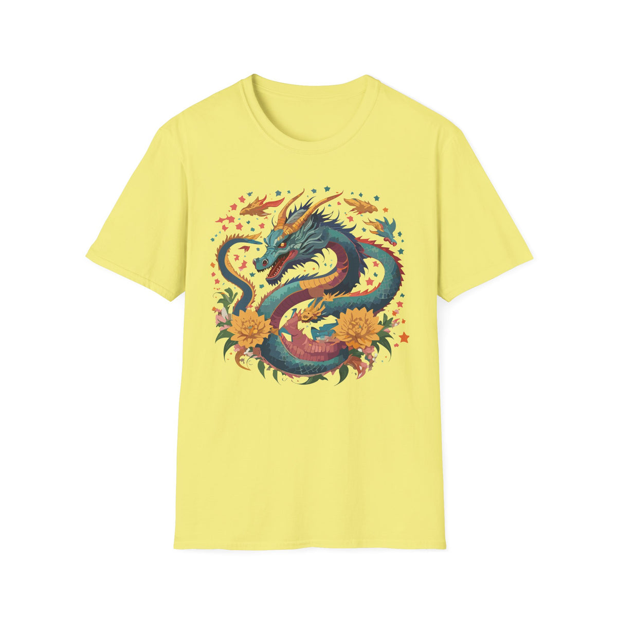 Dragon Graphic Tee Gildan Unisex 100 Cotton Tee Shirt with Animal a33