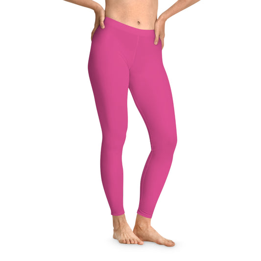 Pink Color Leggings, Pink Leggings 3